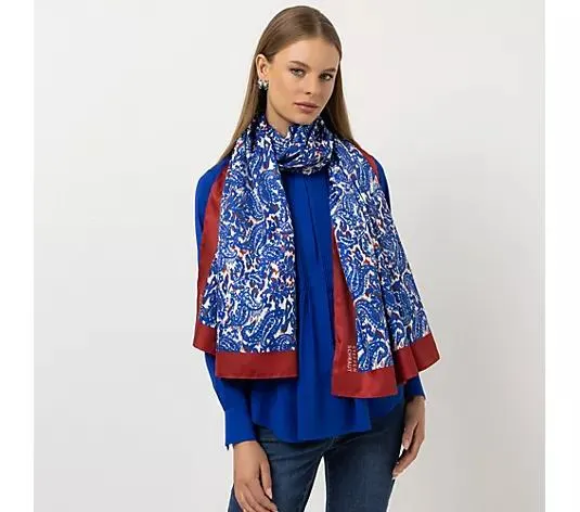 STEFFEN SCHRAUT Schal Caracas Twill-Stoff Allover-Druck ca. 90x190cm