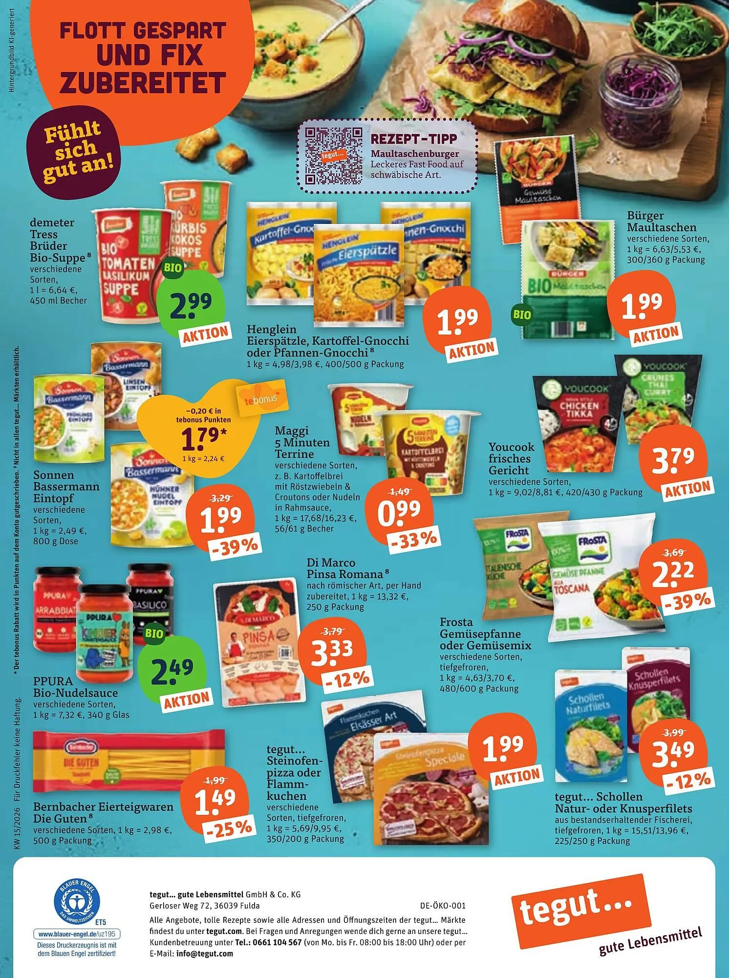 Tegut Prospekt von 6. April bis 11. April 2026 - Prospekt seite 27