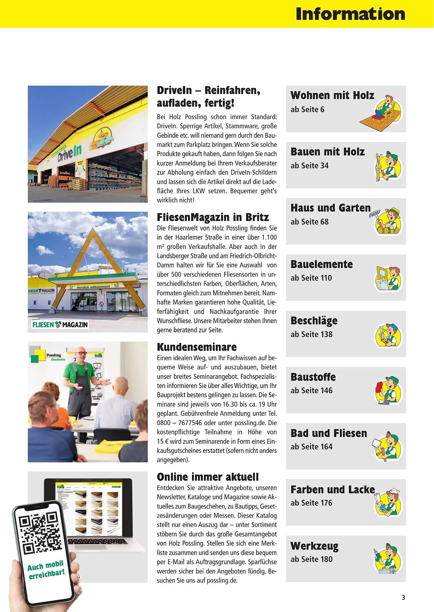 Holz Possling Prospekt von 1. April bis 31. Juli 2026 - Prospekt seite 3