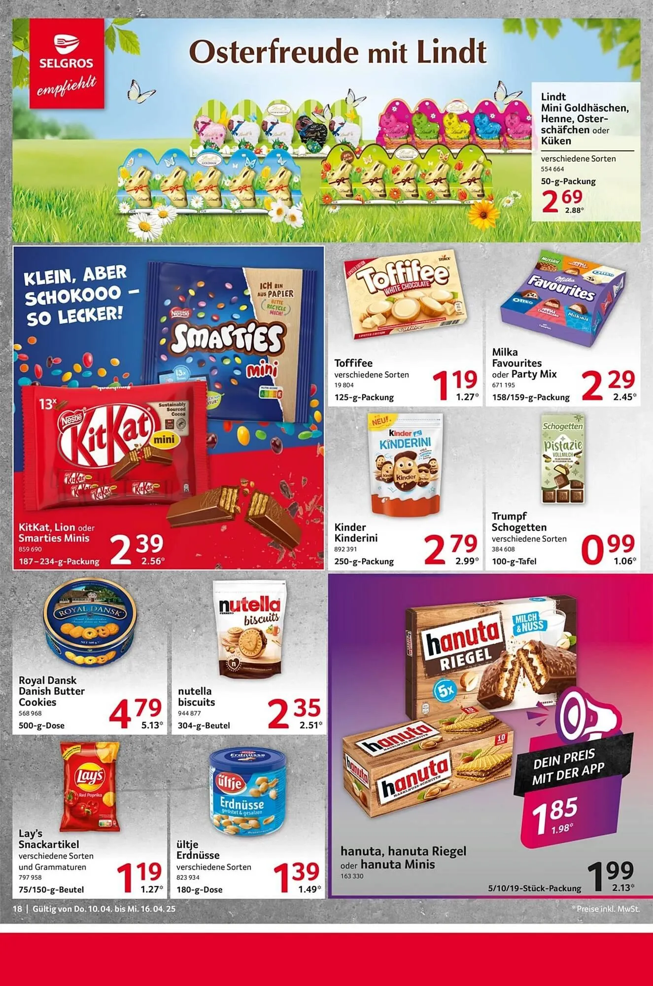 Selgros Prospekt von 10. April bis 17. April 2025 - Prospekt seite 18