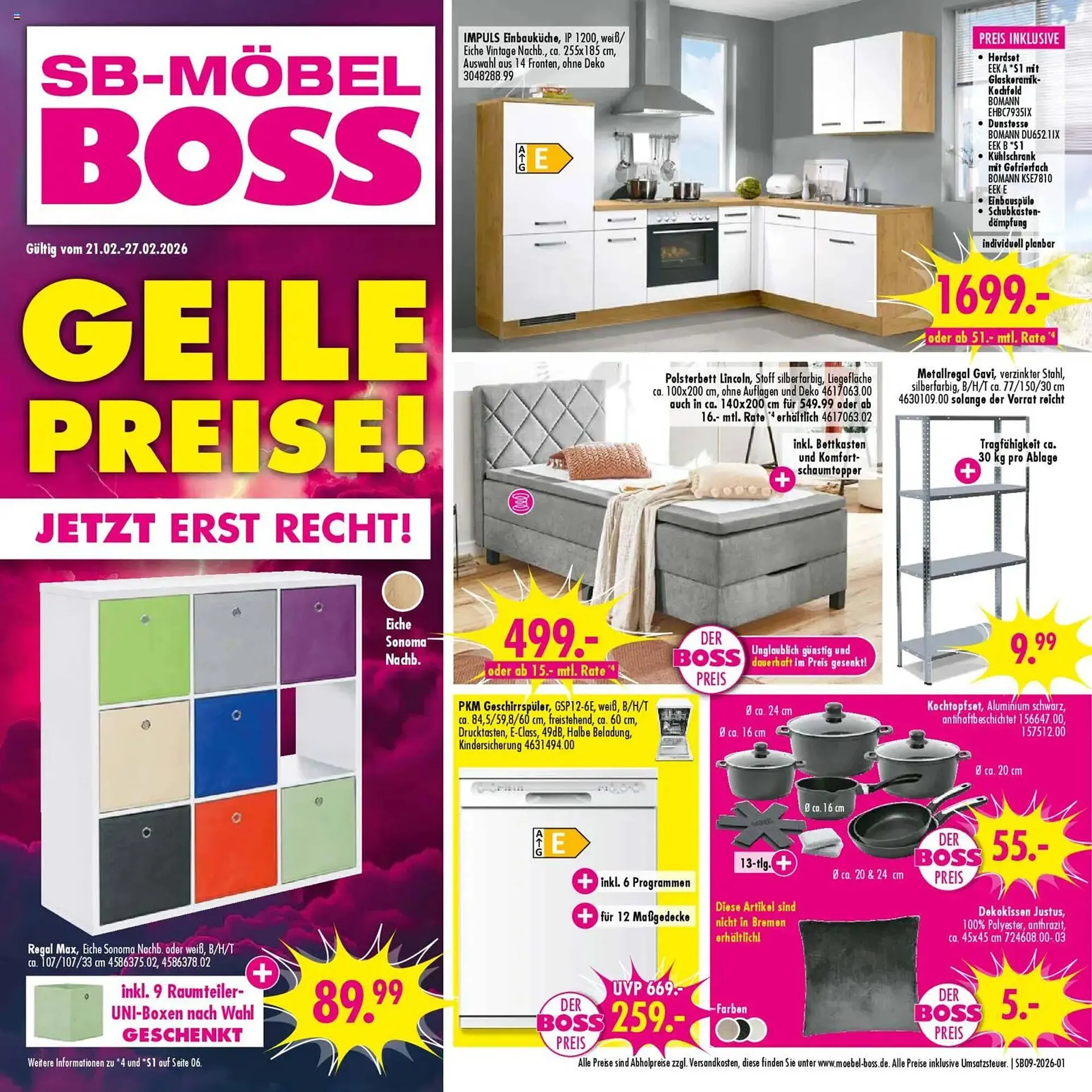 Möbel Boss Prospekt - 1