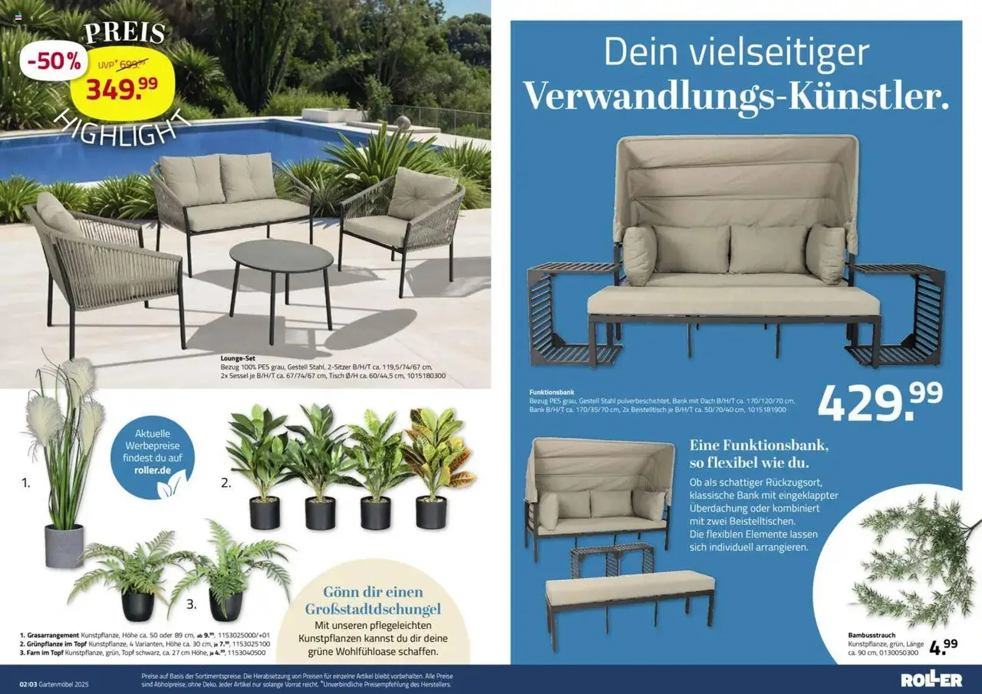 ROLLER Prospekt von 23. Februar bis 28. September 2025 - Prospekt seite 2