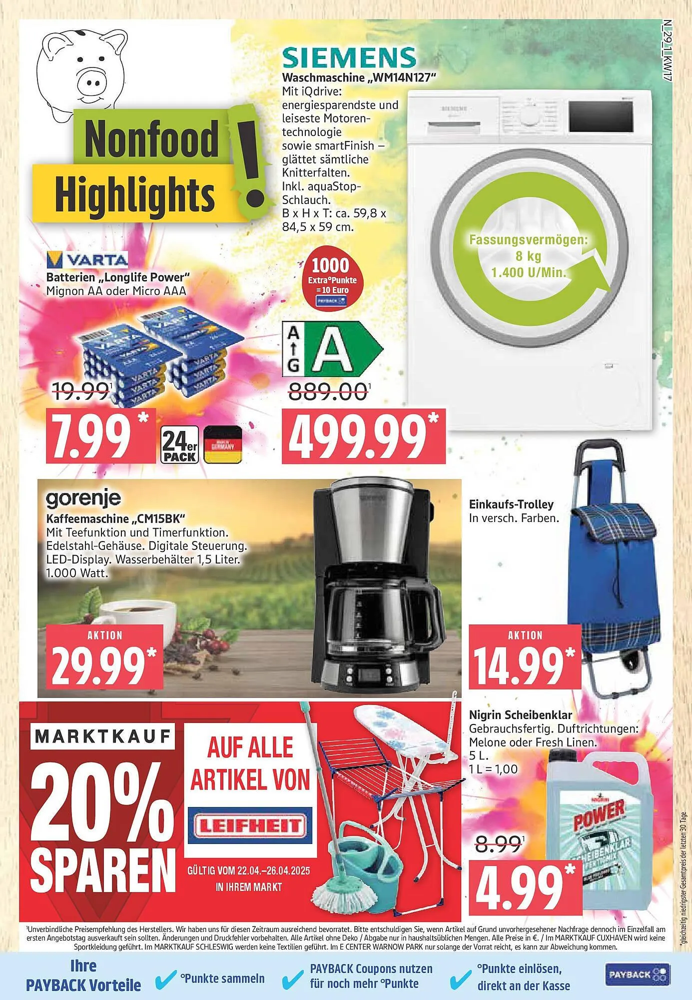 Marktkauf Prospekt von 20. April bis 26. April 2025 - Prospekt seite 29