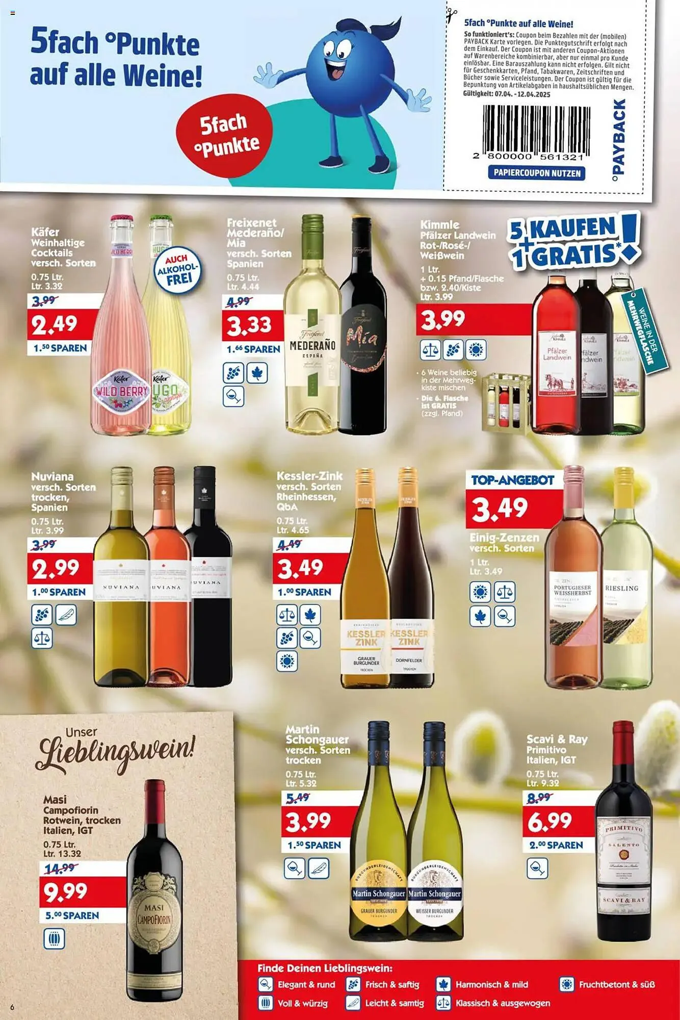 Hol'ab Getränkemarkt Prospekt von 7. April bis 12. April 2025 - Prospekt seite 6