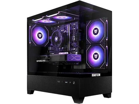 BEASTCOM Q5 | Pro Gaming, Gaming-PC mit AMD Ryzen™ 5, 16 GB RAM, 1 TB SSD, NVIDIA, NVidia GeForce RTX™ 3050, Windows 11 Pro