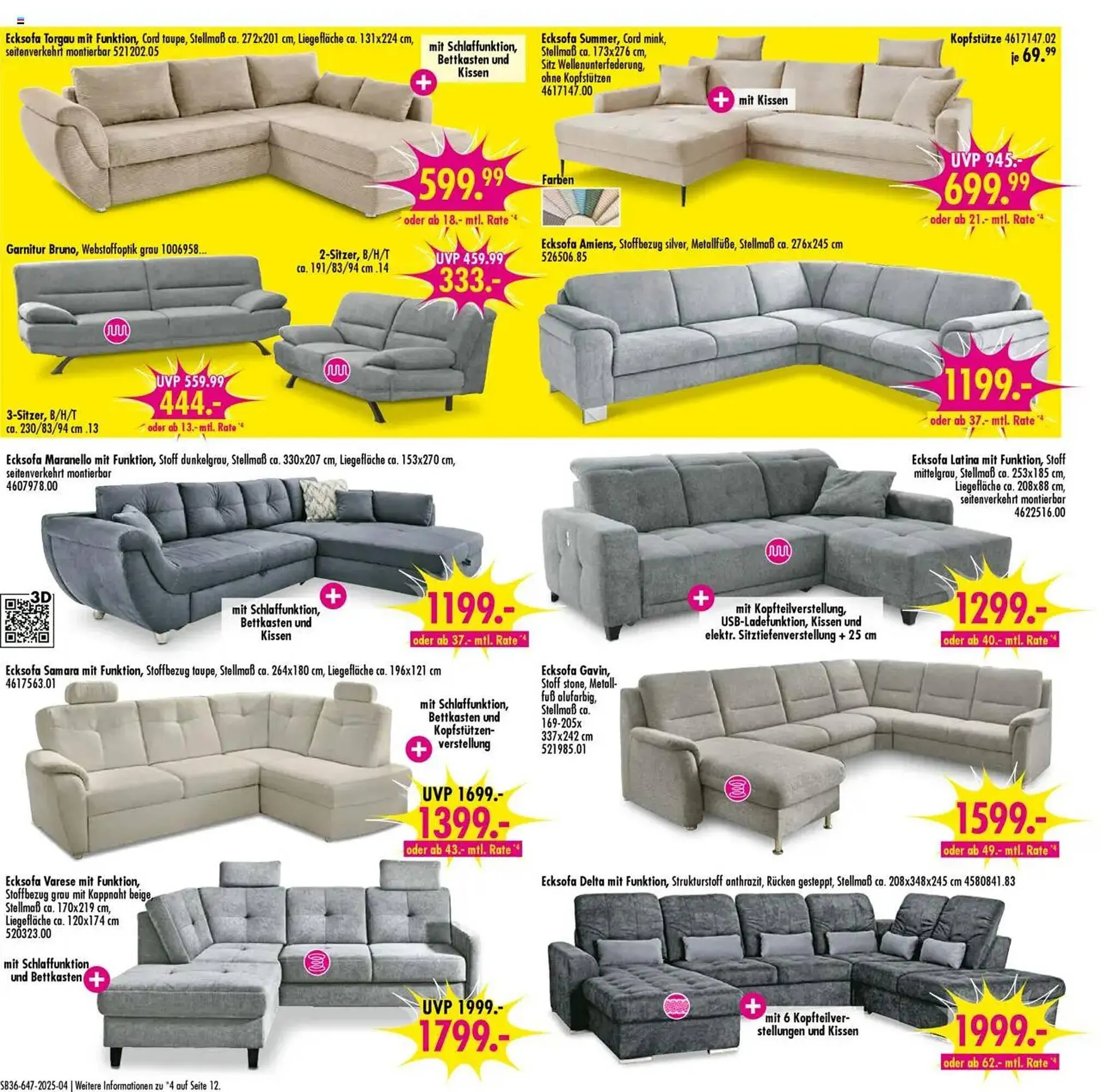 Möbel Boss Prospekt von 30. August bis 5. September 2025 - Prospekt seite 4