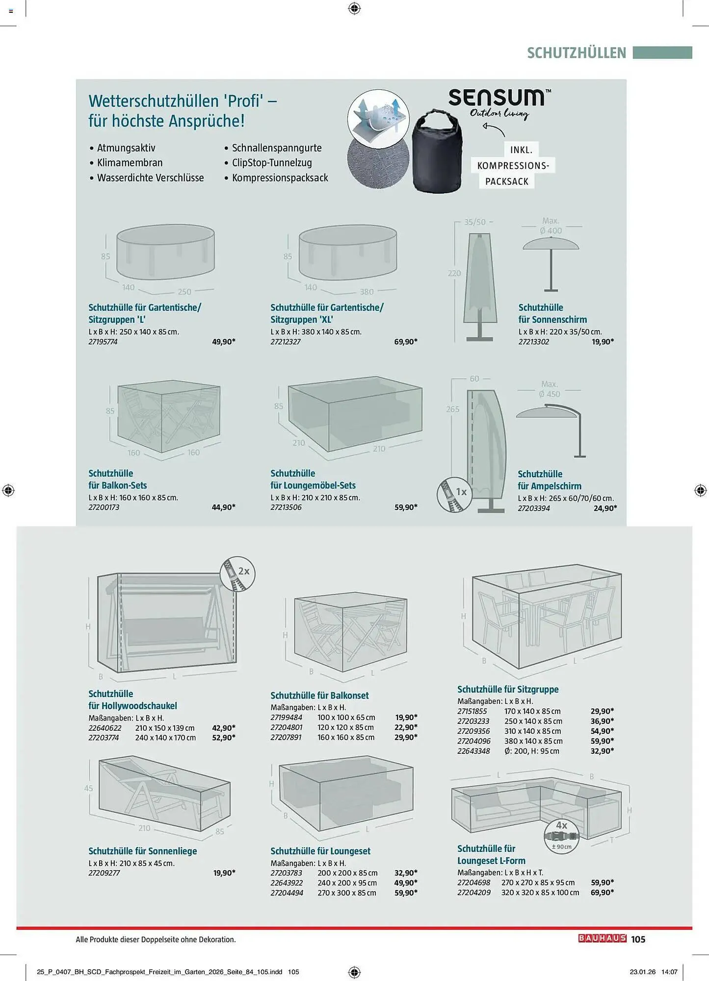 Bauhaus Prospekt von 2. März bis 30. Juni 2026 - Prospekt seite 105