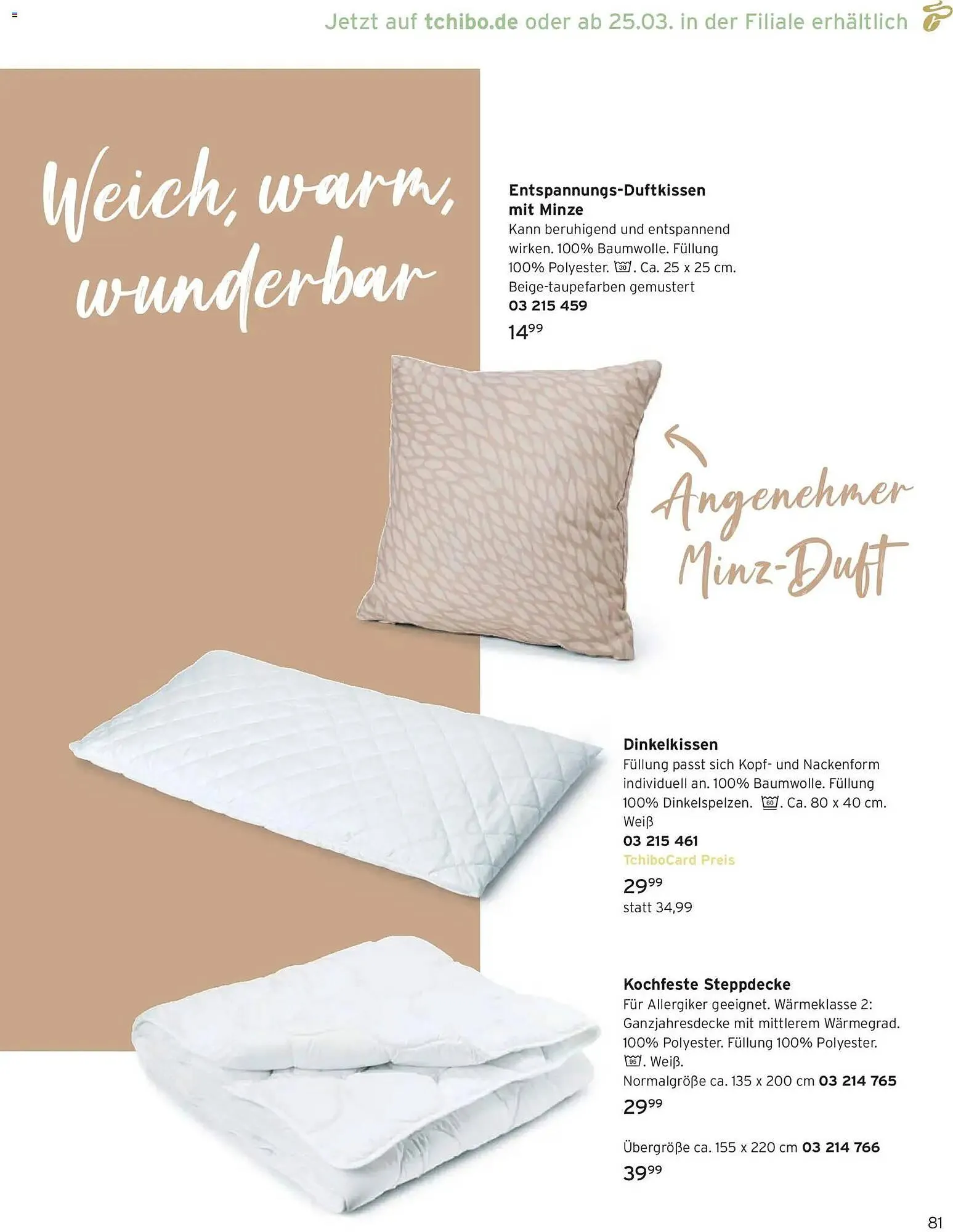 Tchibo Prospekt von 24. März bis 31. Mai 2026 - Prospekt seite 81