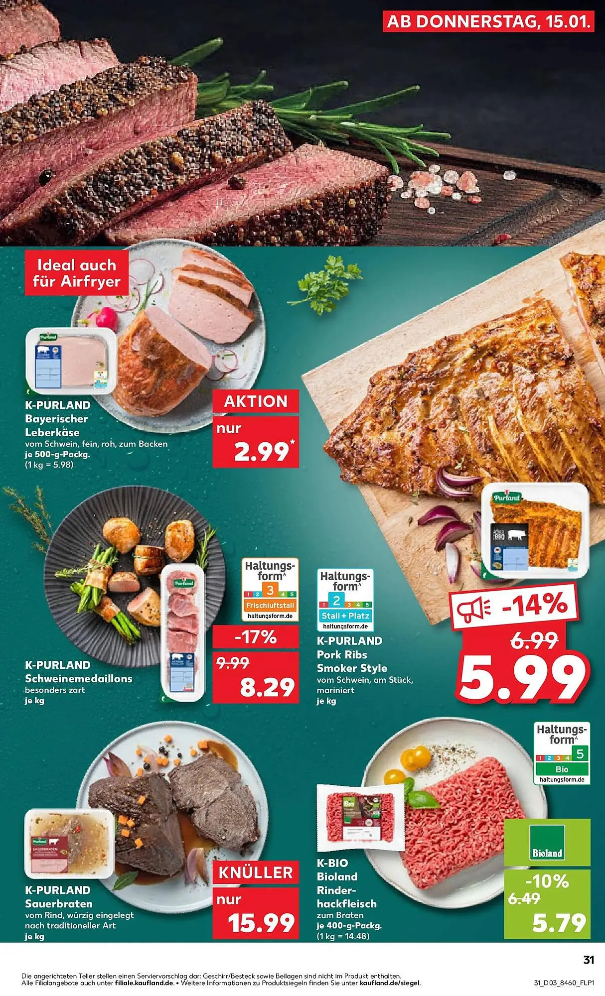 Kaufland Prospekt von 18. Januar bis 21. Januar 2026 - Prospekt seite 31