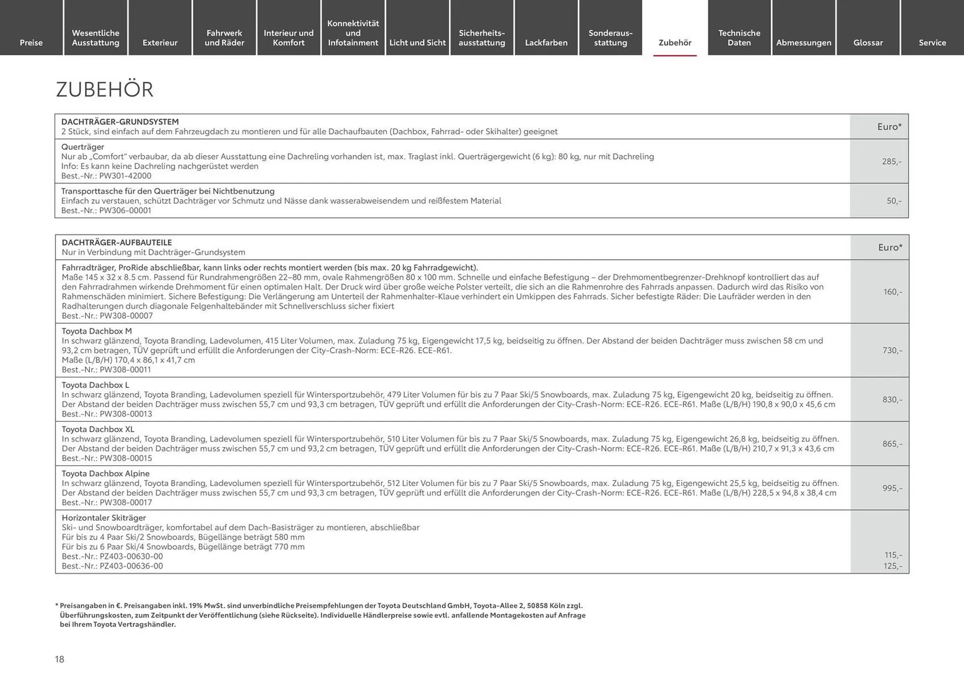 Toyota Prospekt von 1. Mai bis 1. Mai 2025 - Prospekt seite 18