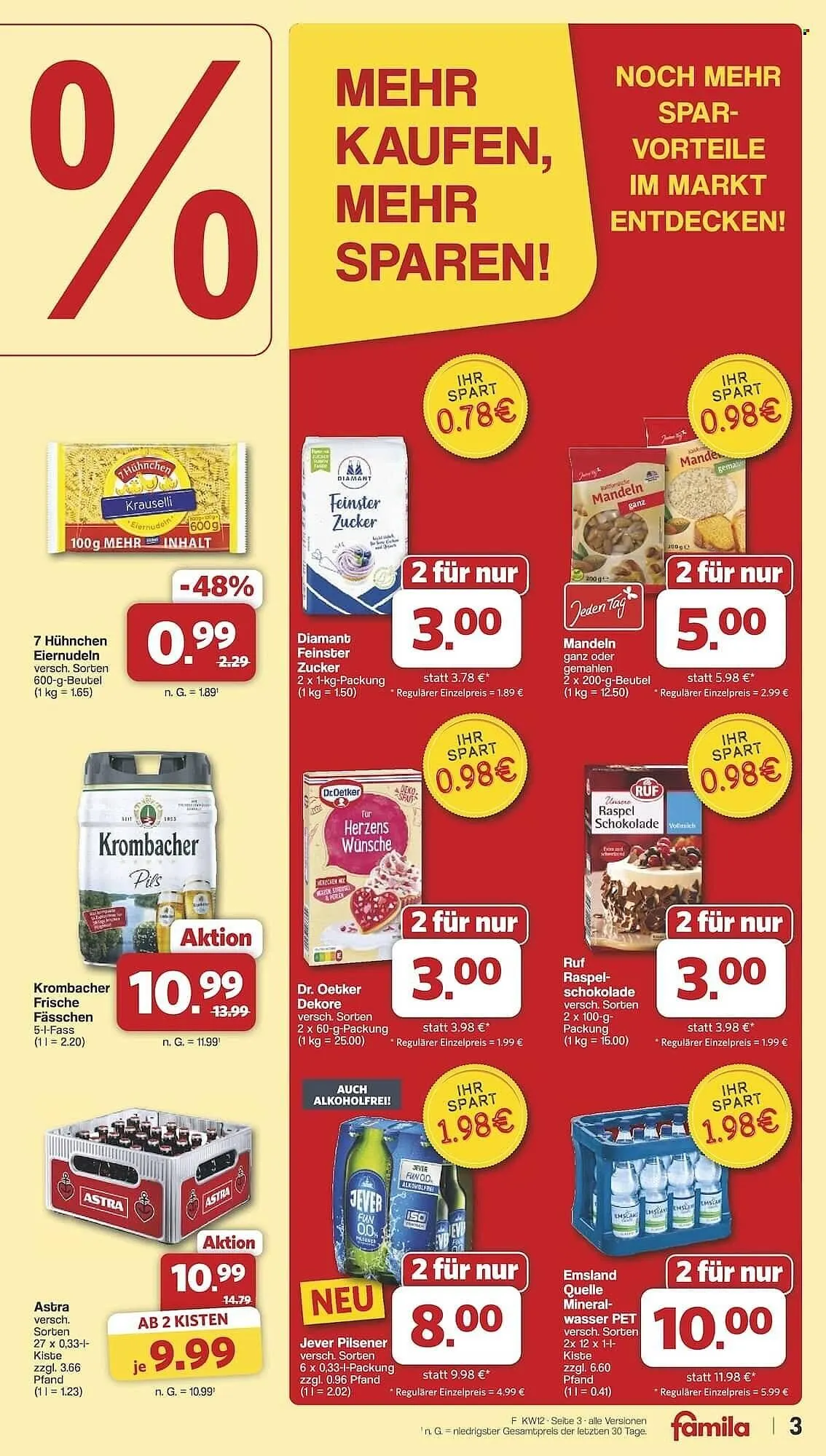 Famila Nord Ost Prospekt von 16. März bis 21. März 2026 - Prospekt seite 3