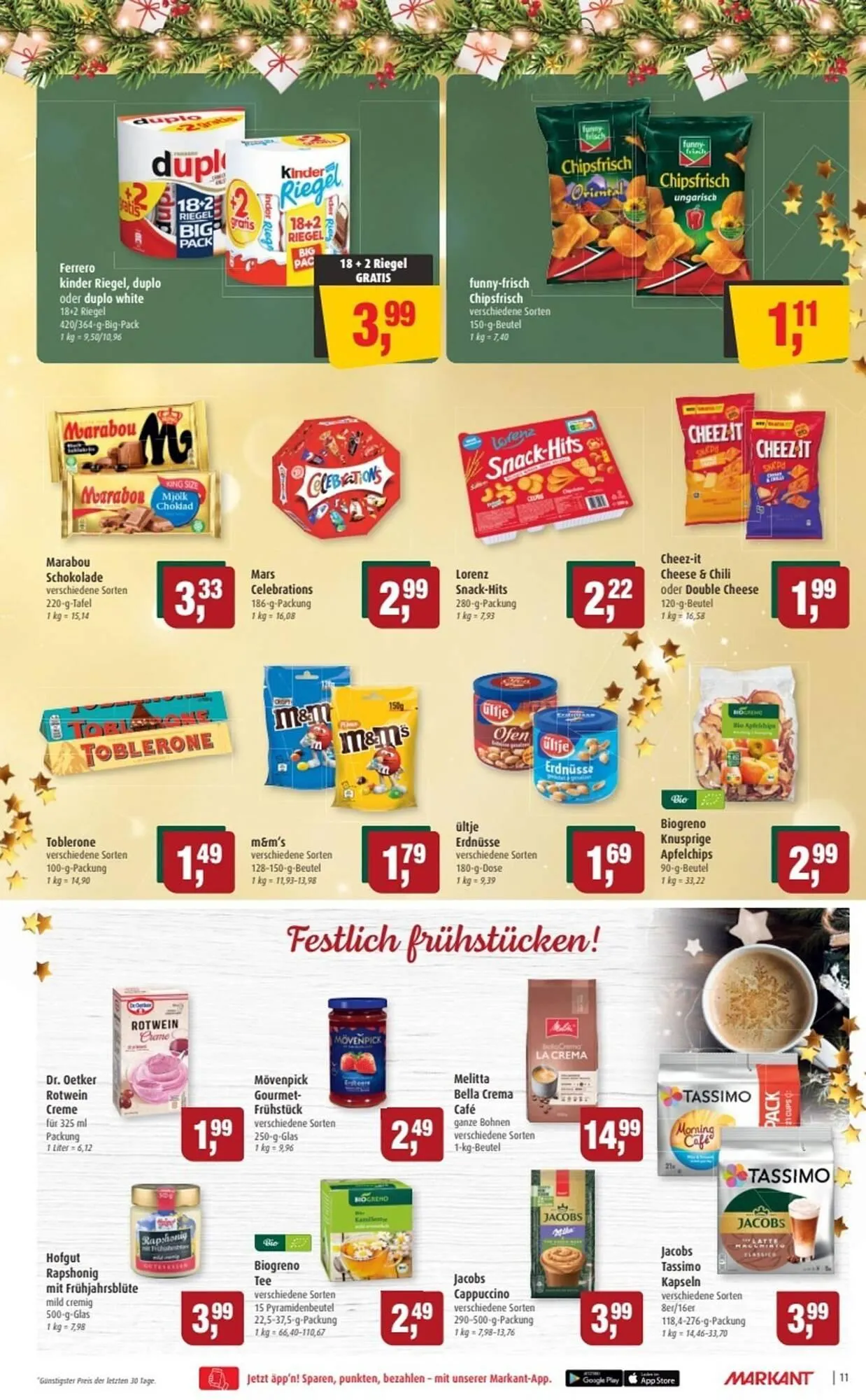 Markant Prospekt von 22. Dezember bis 27. Dezember 2025 - Prospekt seite 11