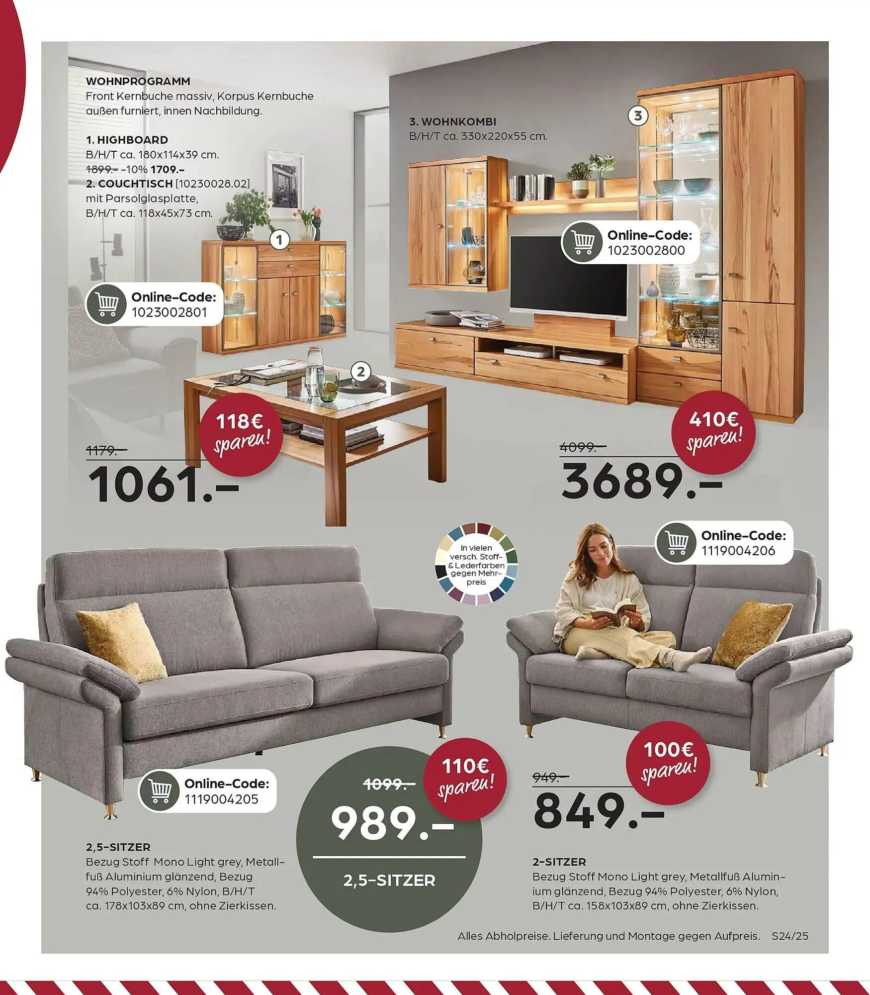 Kabs Polsterwelt Prospekt von 26. Dezember bis 12. Januar 2026 - Prospekt seite 25