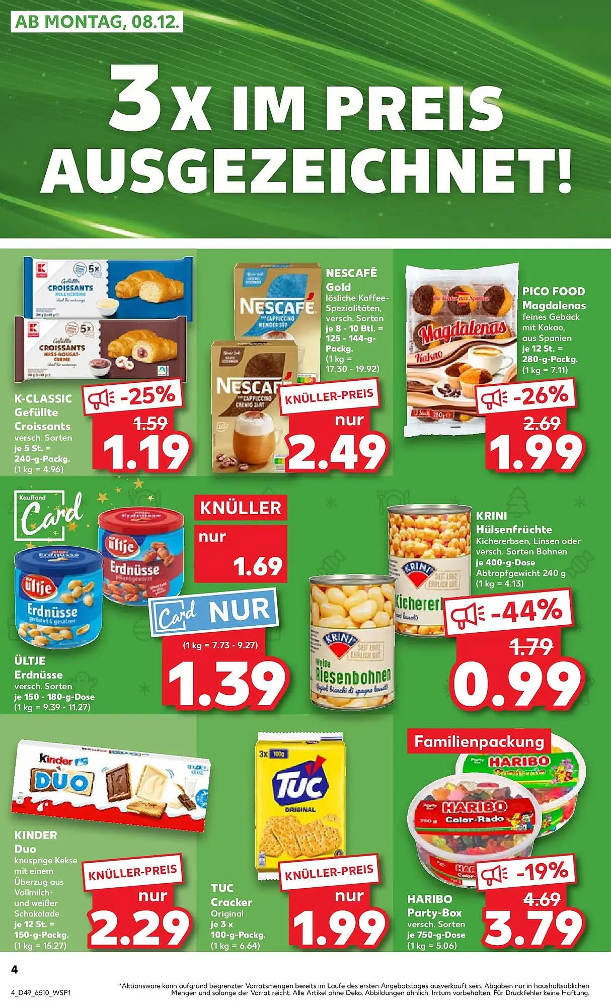 Kaufland Prospekt von 7. Dezember bis 10. Dezember 2025 - Prospekt seite 4