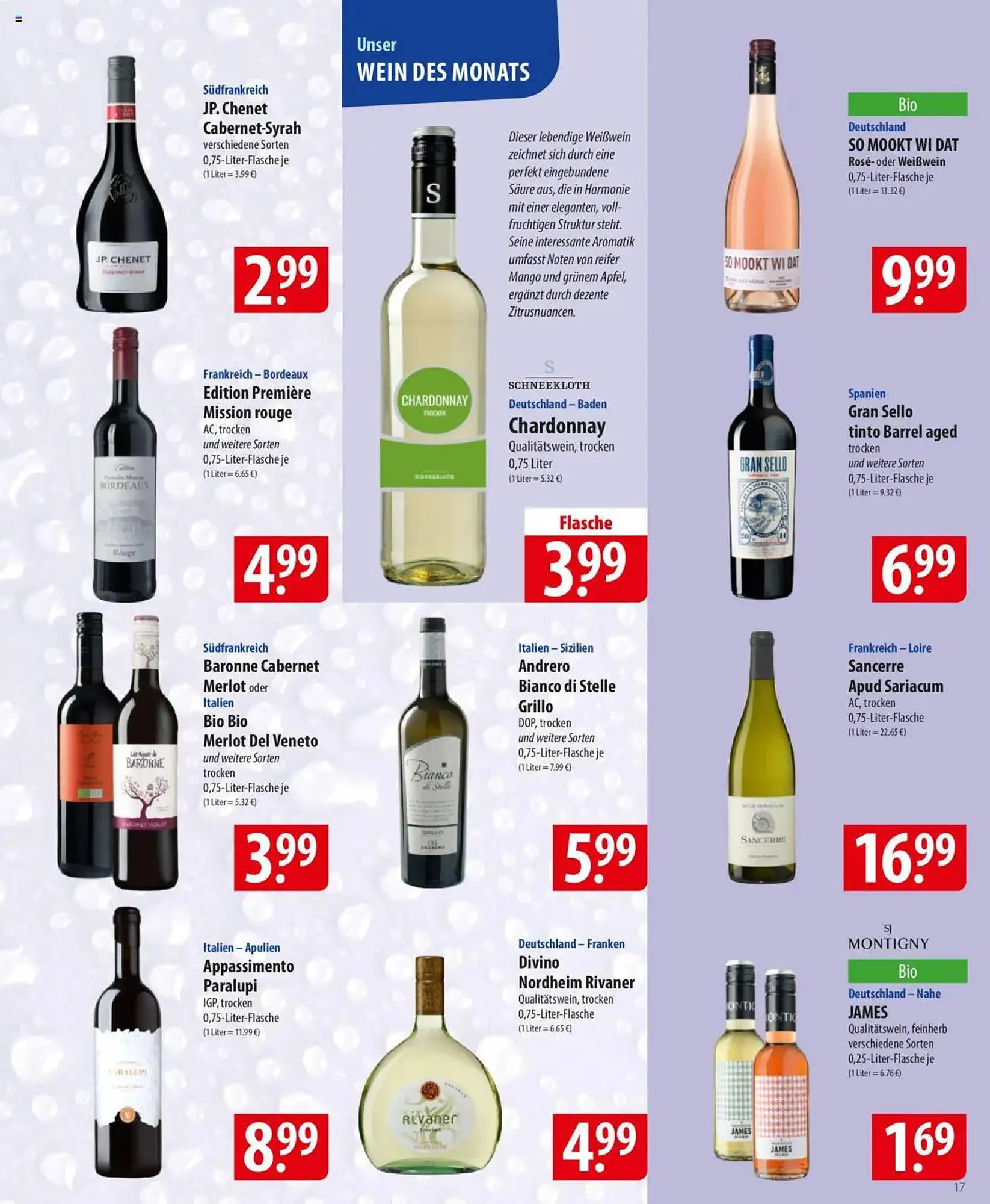 Famila Nord Ost Prospekt von 7. April bis 12. April 2025 - Prospekt seite 17