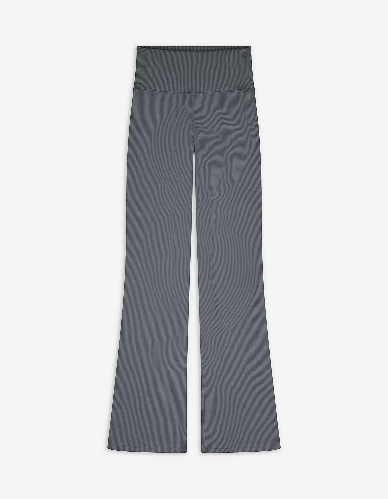 Leggings - Feinripp - dunkelgrau