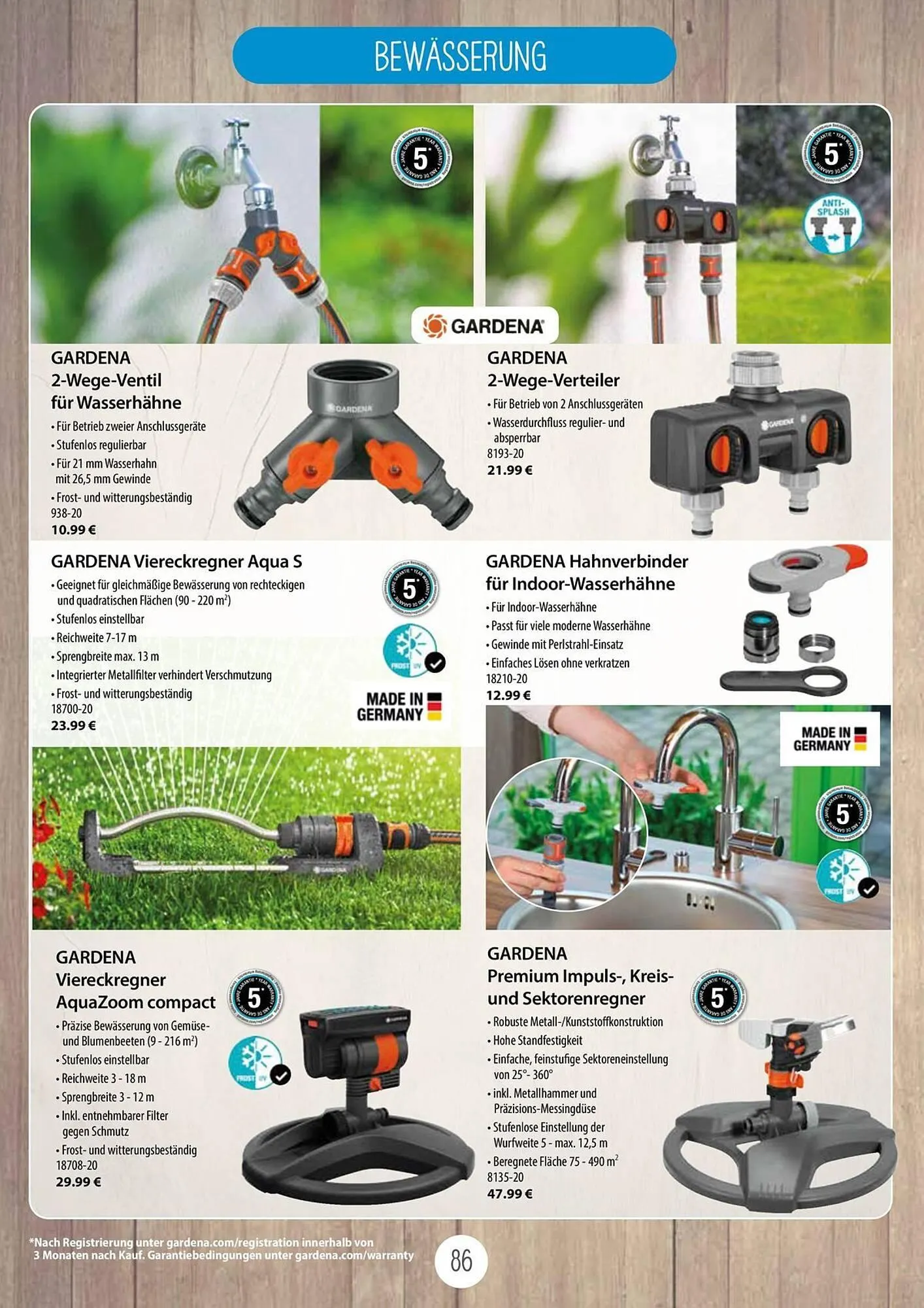 Kiebitzmarkt Prospekt von 16. April bis 31. August 2025 - Prospekt seite 86