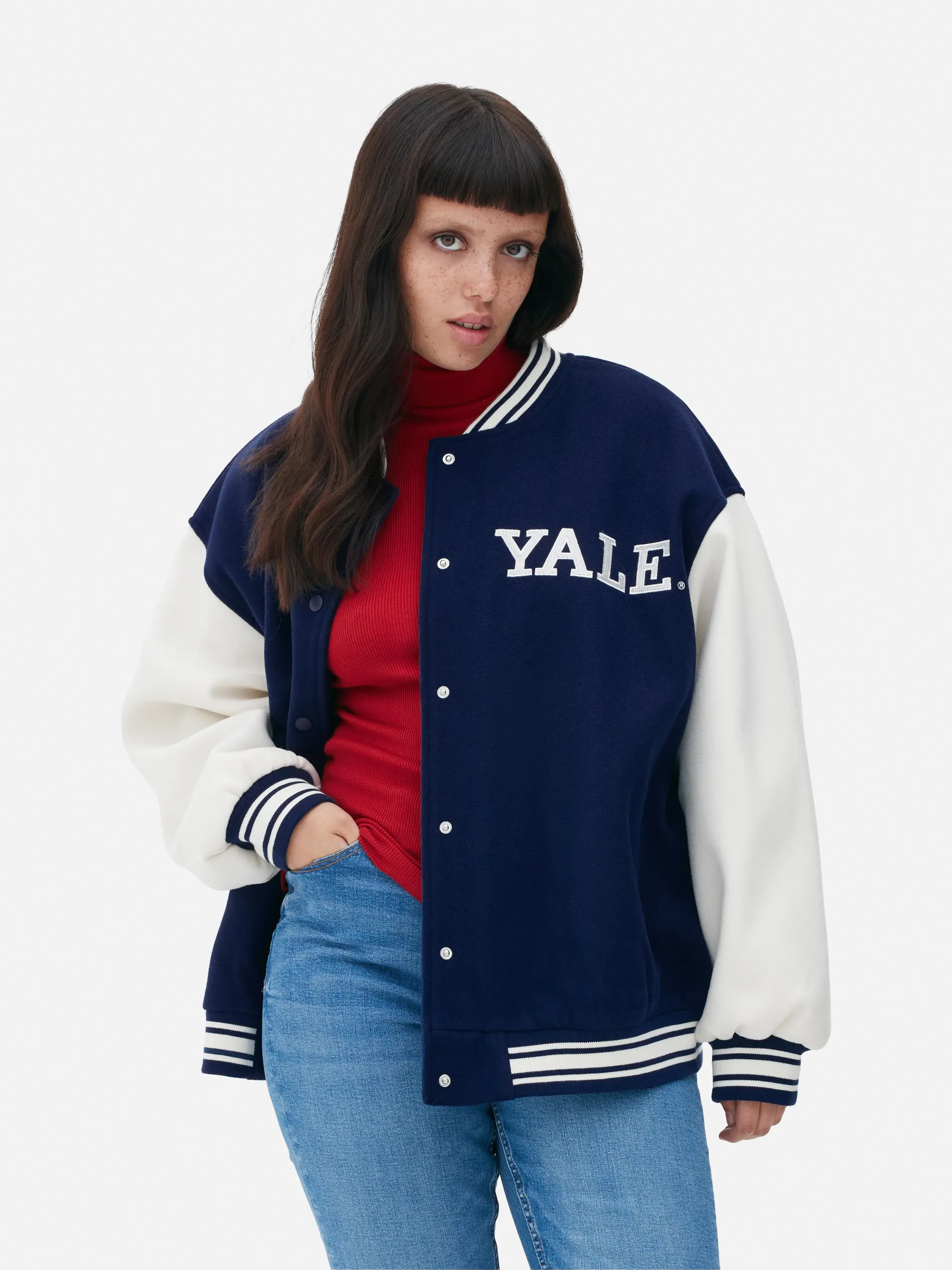 „Yale“ Jacke im College-Stil