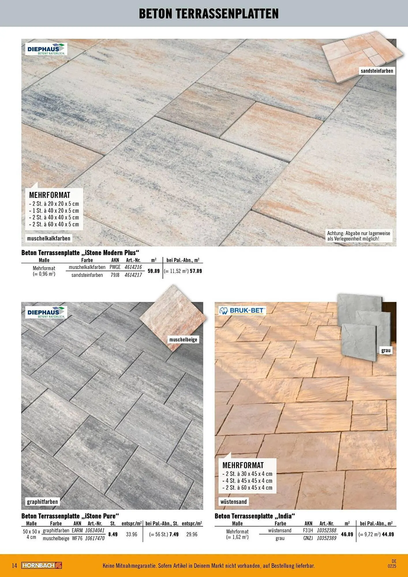 Hornbach Prospekt von 9. April bis 15. April 2025 - Prospekt seite 14