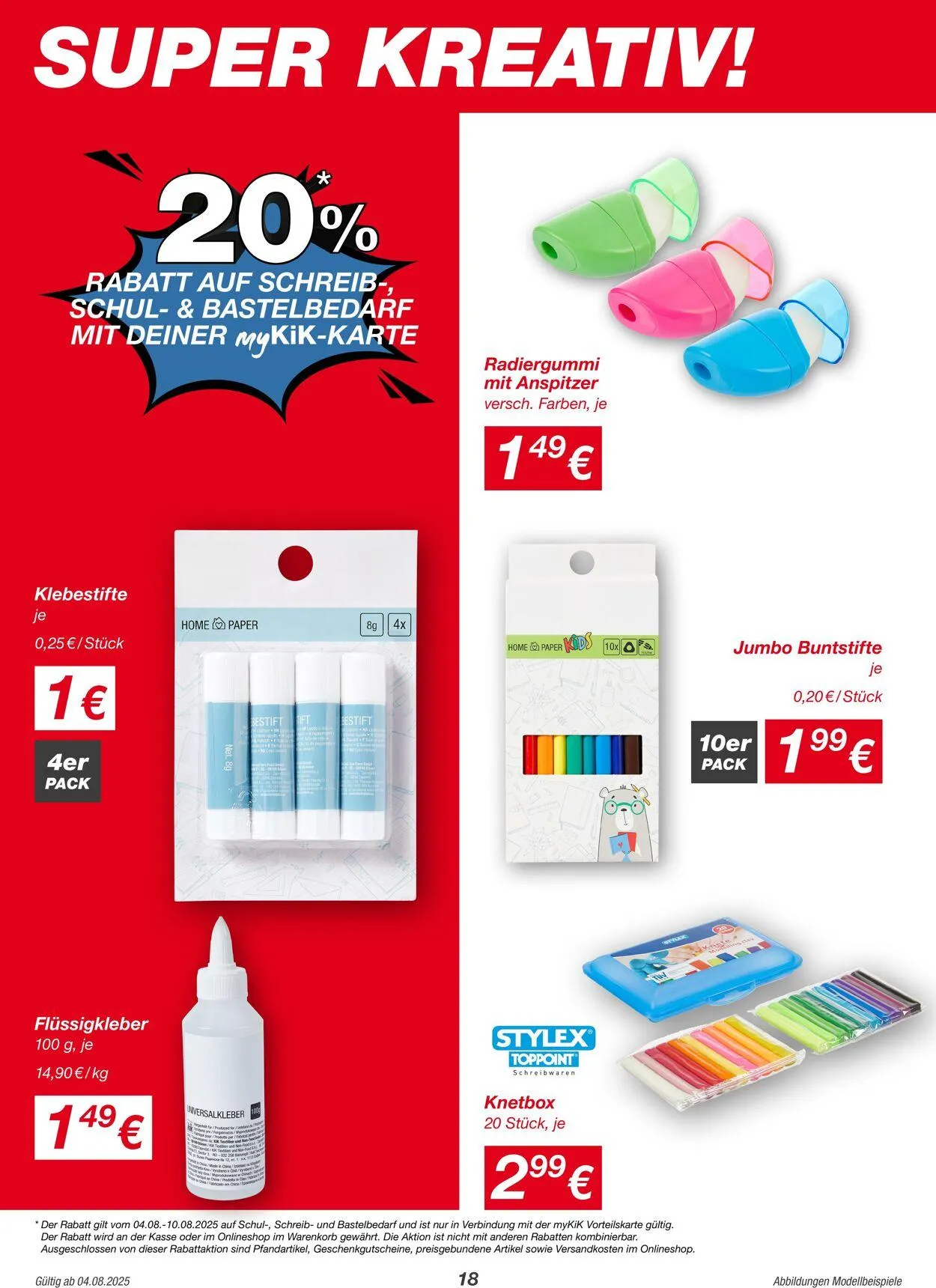 Kik Aktueller Prospekt von 4. August bis 18. August 2025 - Prospekt seite 18