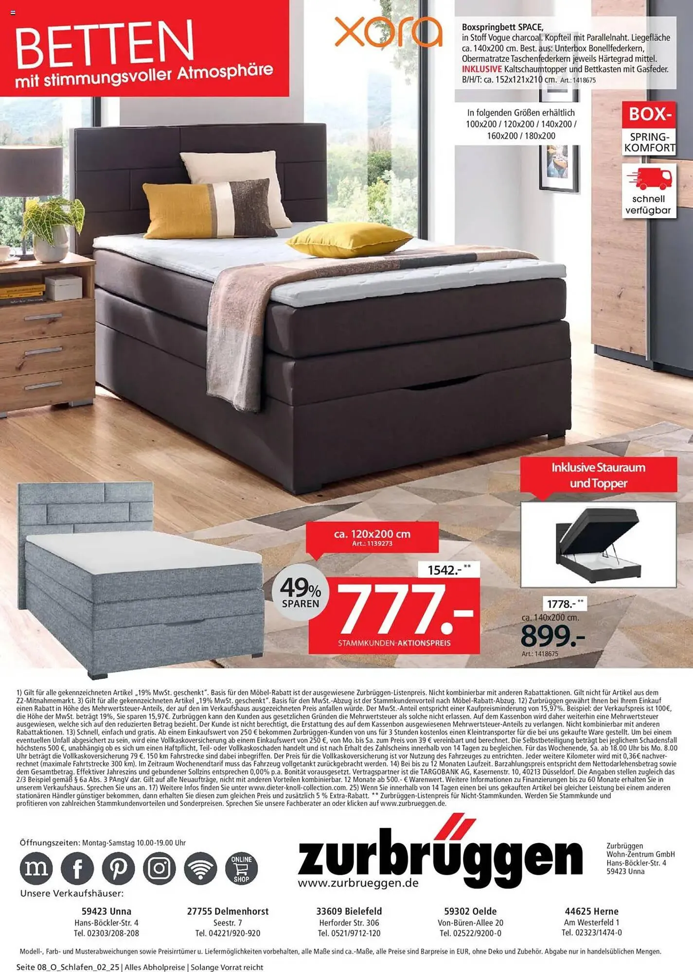 Zurbrüggen Prospekt von 16. Juli bis 31. Oktober 2025 - Prospekt seite 8