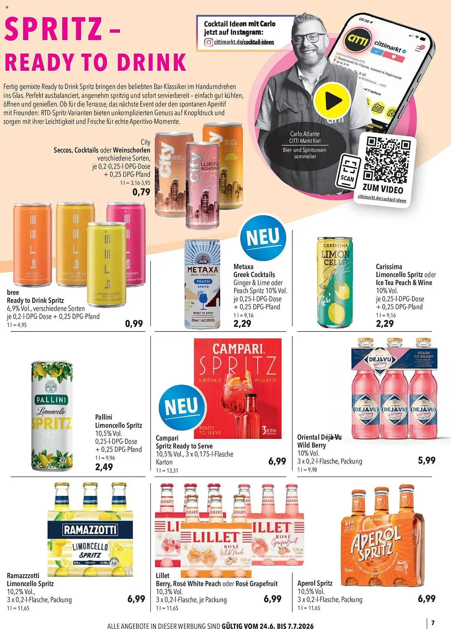 CITTI Markt Prospekt von 24. Juni bis 7. Juli 2026 - Prospekt seite 7