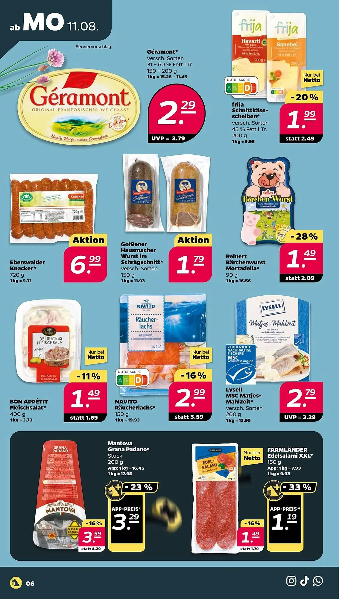 NETTO Prospekt von 11. August bis 16. August 2025 - Prospekt seite 6