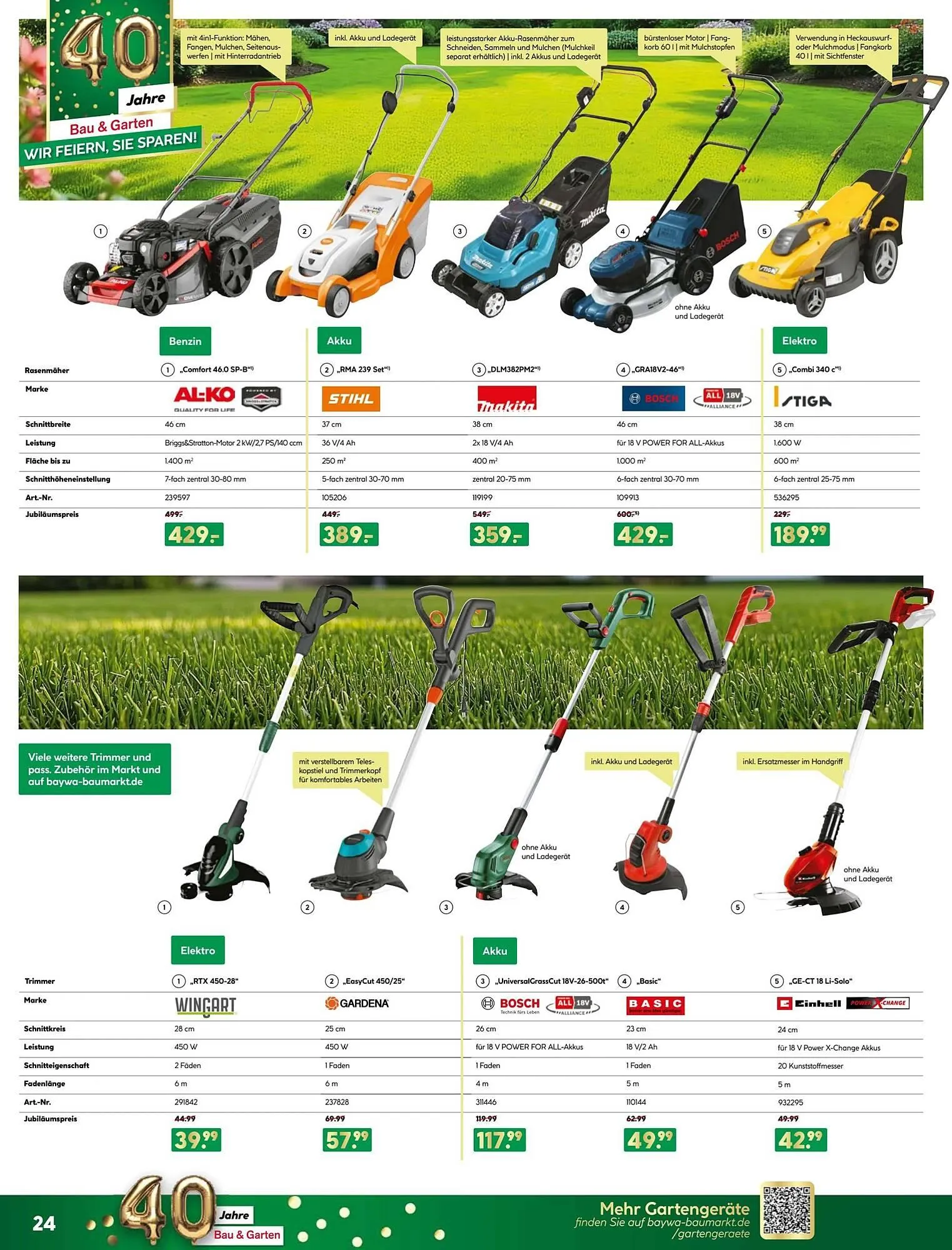 BayWa Bau & Garten Prospekt von 30. März bis 5. April 2026 - Prospekt seite 24