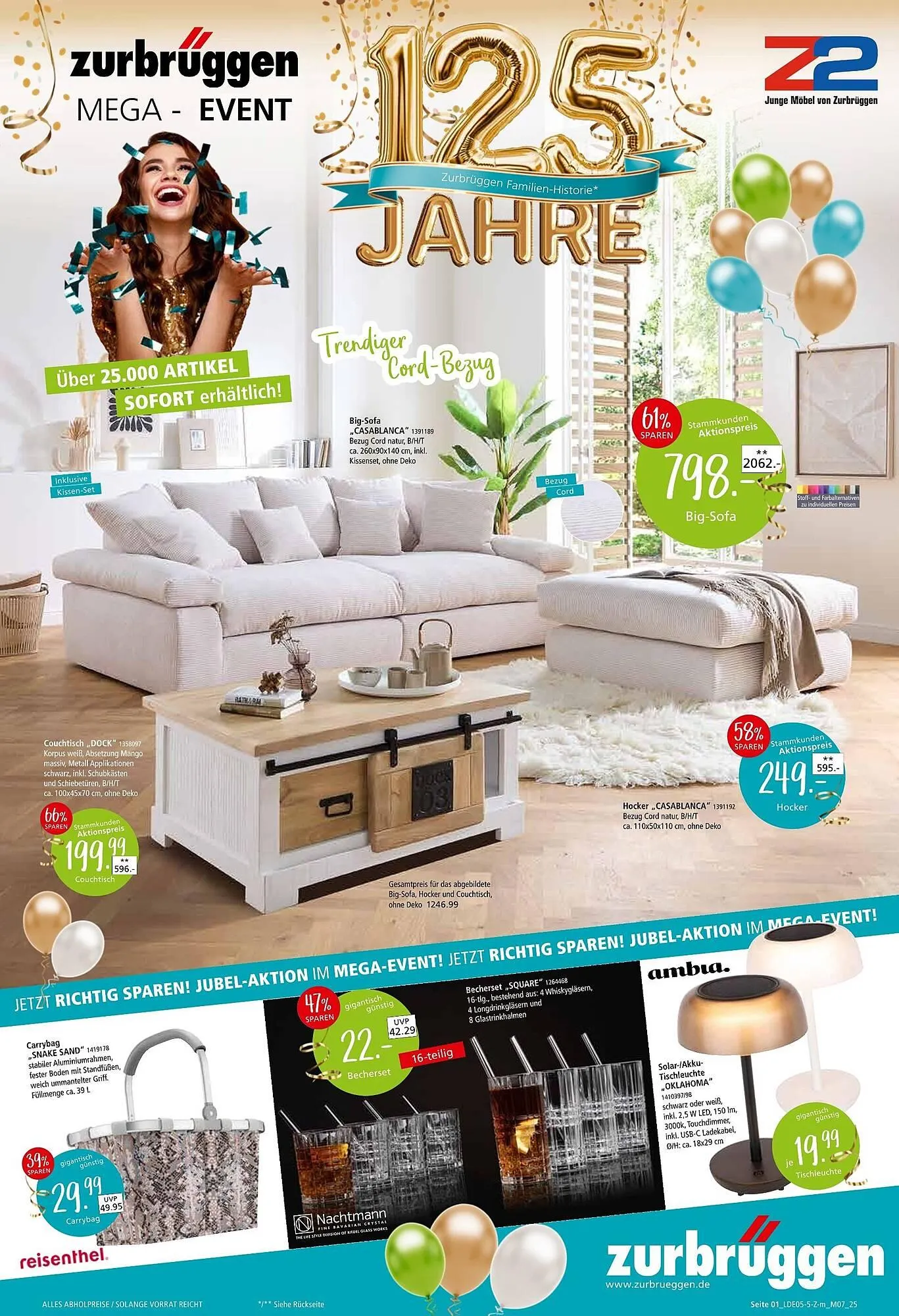 Zurbrüggen Prospekt von 17. Mai bis 14. Juni 2025 - Prospekt seite 1