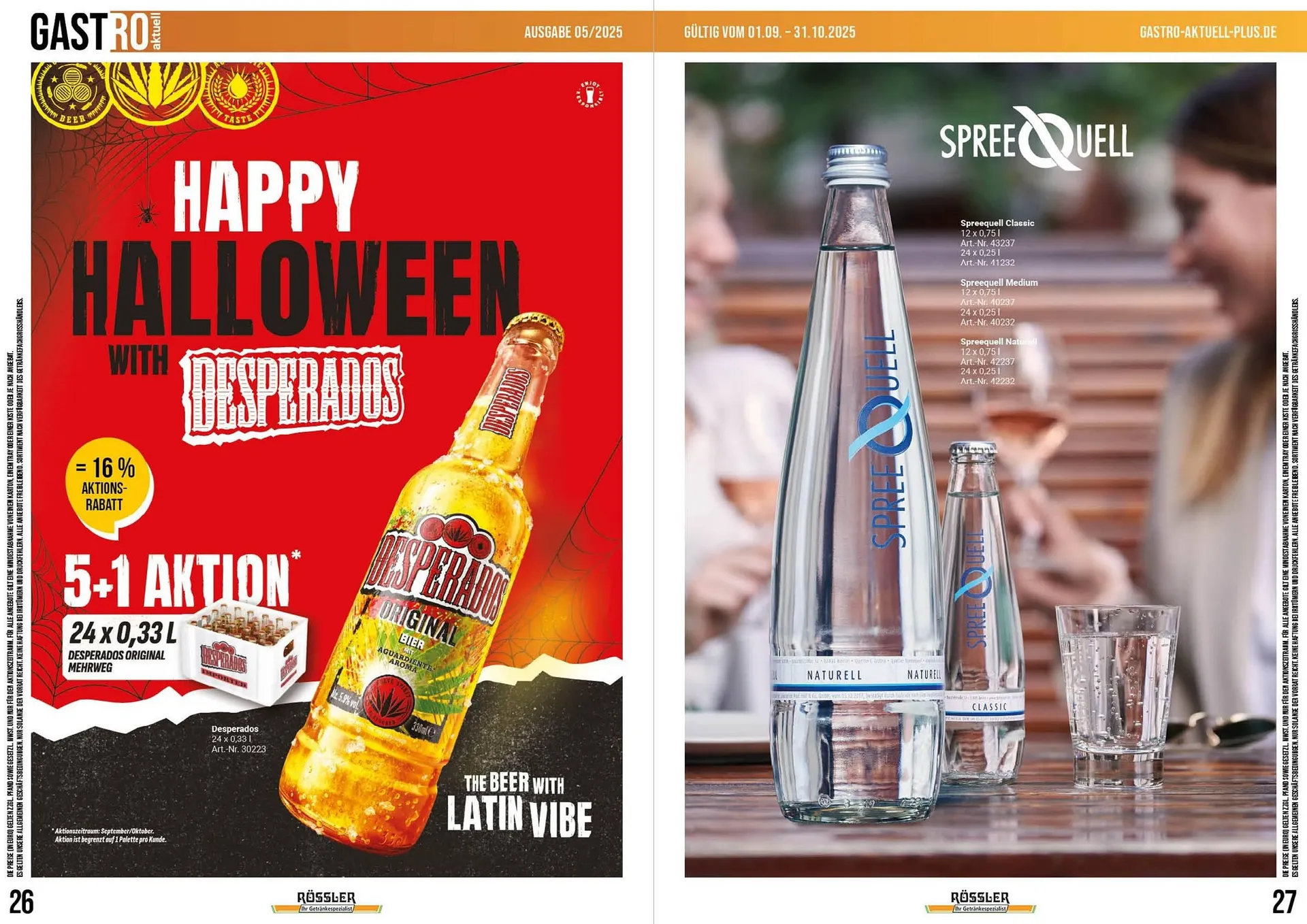 Getränke Rössler Prospekt von 1. Oktober bis 31. Oktober 2025 - Prospekt seite 14