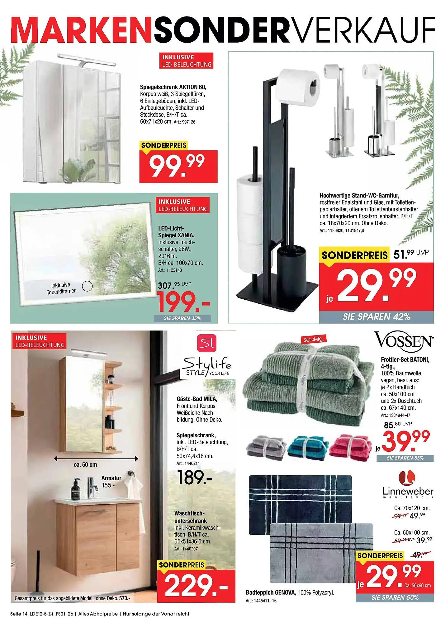 Zurbrüggen Prospekt von 5. Dezember bis 10. Januar 2026 - Prospekt seite 14