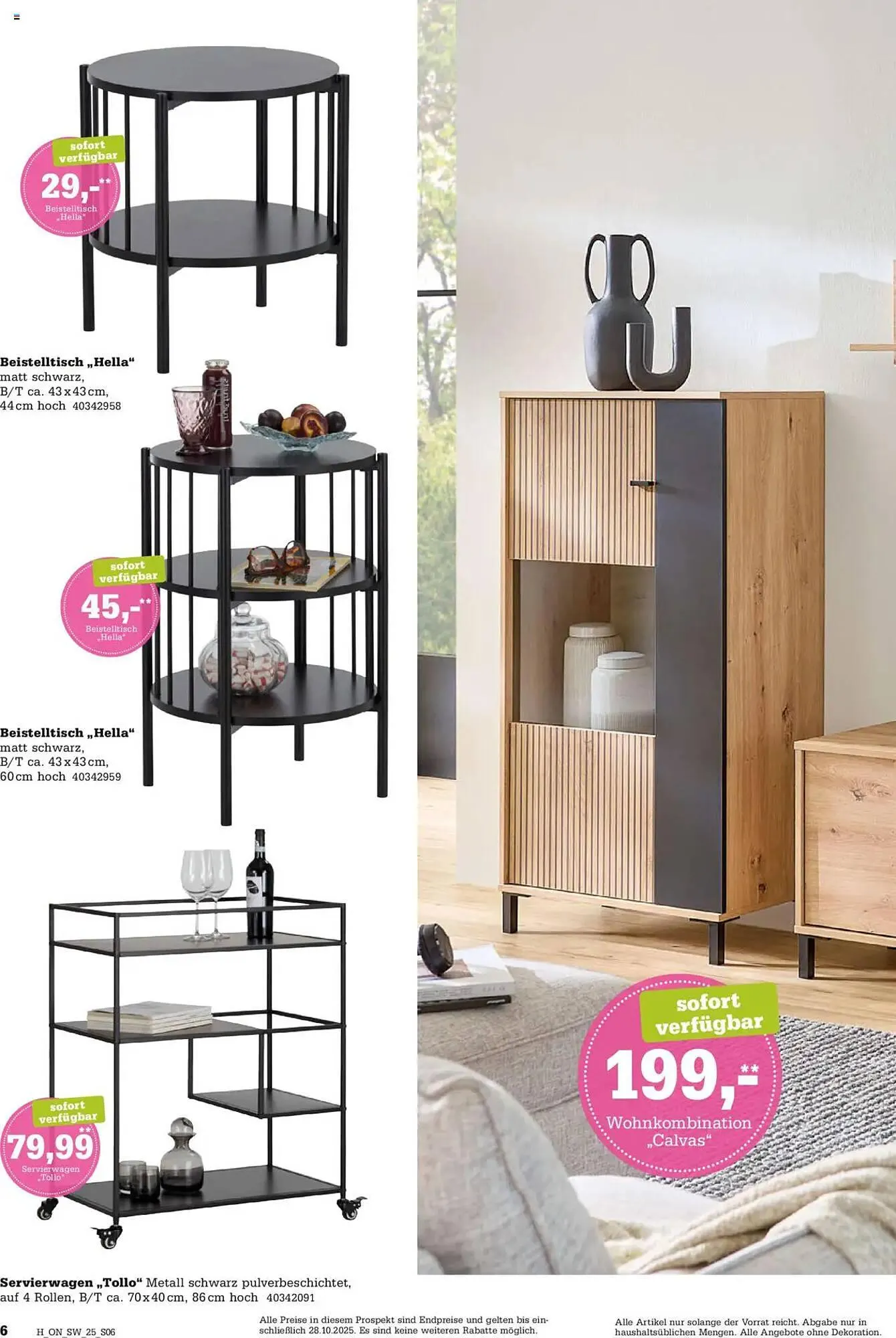 Höffner Prospekt von 15. Oktober bis 28. Oktober 2025 - Prospekt seite 6