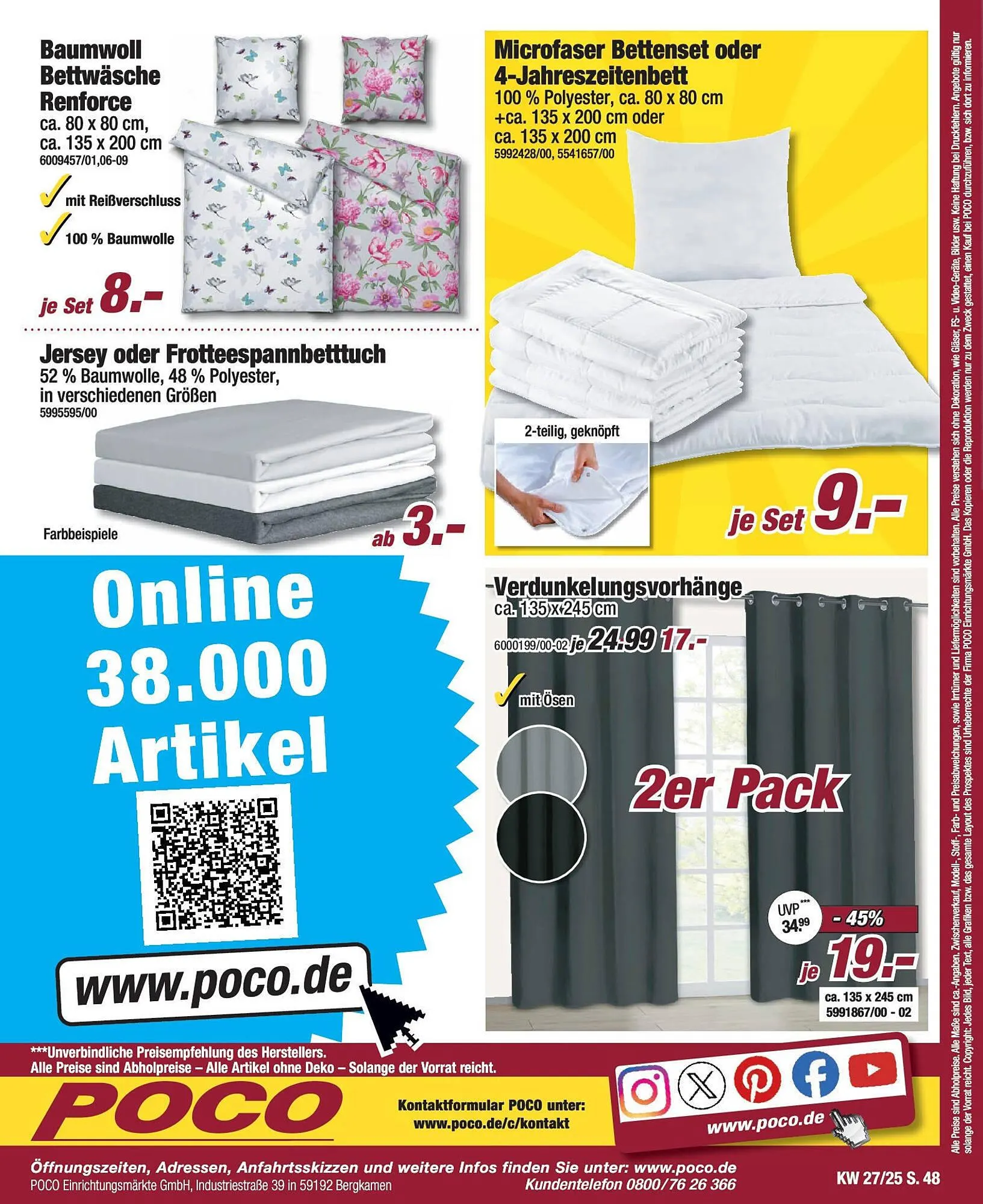 Poco Prospekt von 27. Juni bis 4. Juli 2025 - Prospekt seite 48