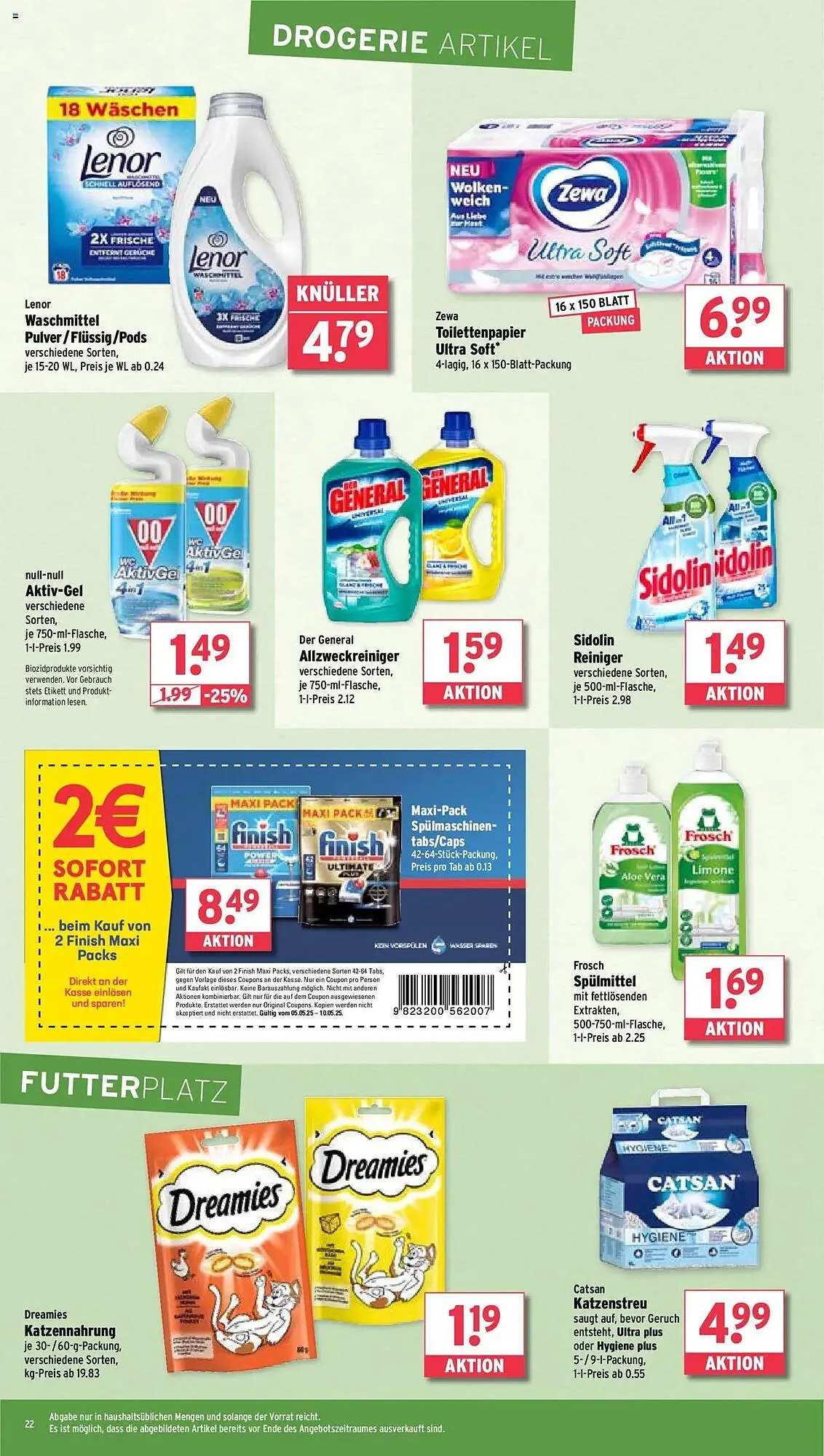 Wasgau Prospekt von 5. Mai bis 10. Mai 2025 - Prospekt seite 22