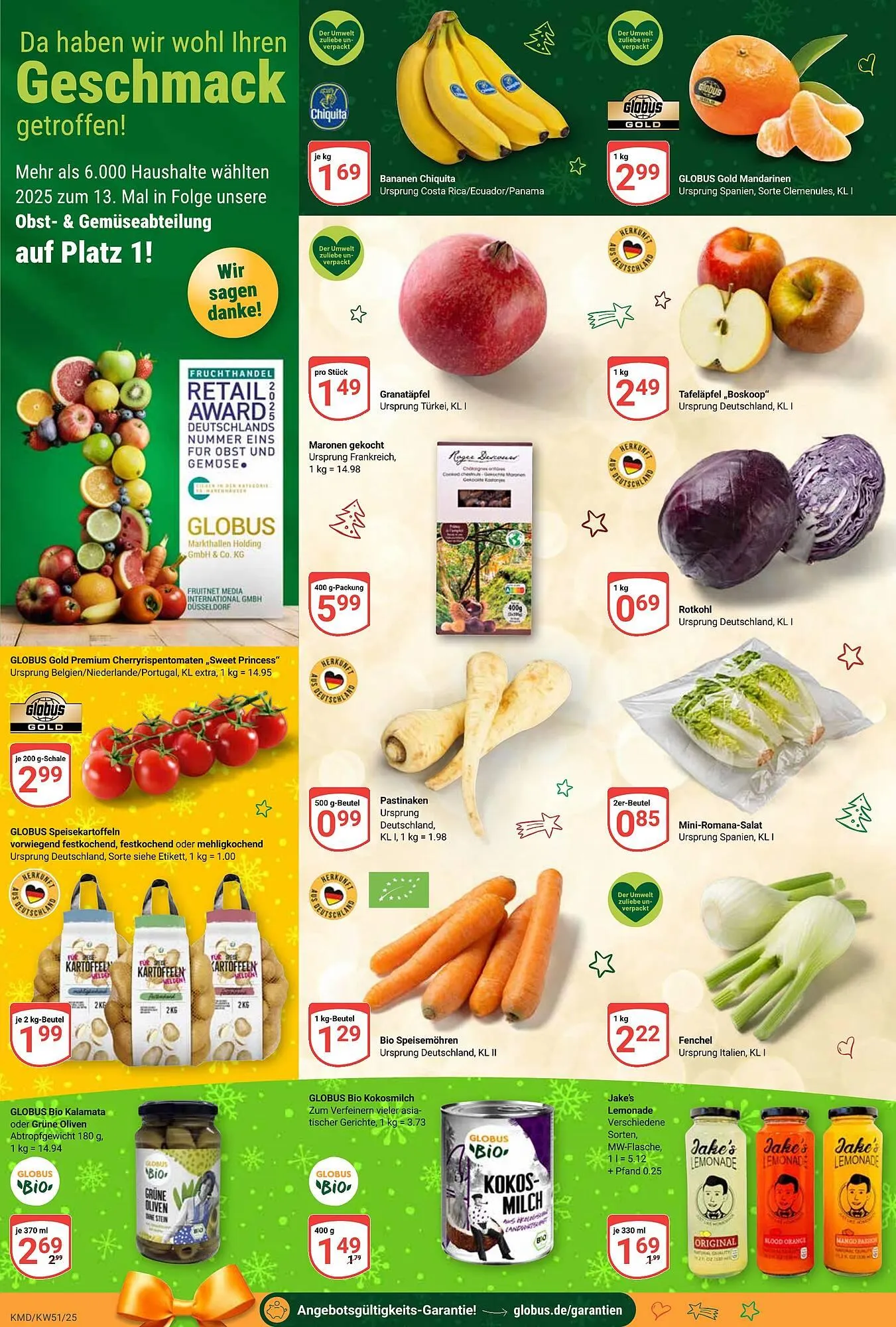 Globus Prospekt von 15. Dezember bis 20. Dezember 2025 - Prospekt seite 10
