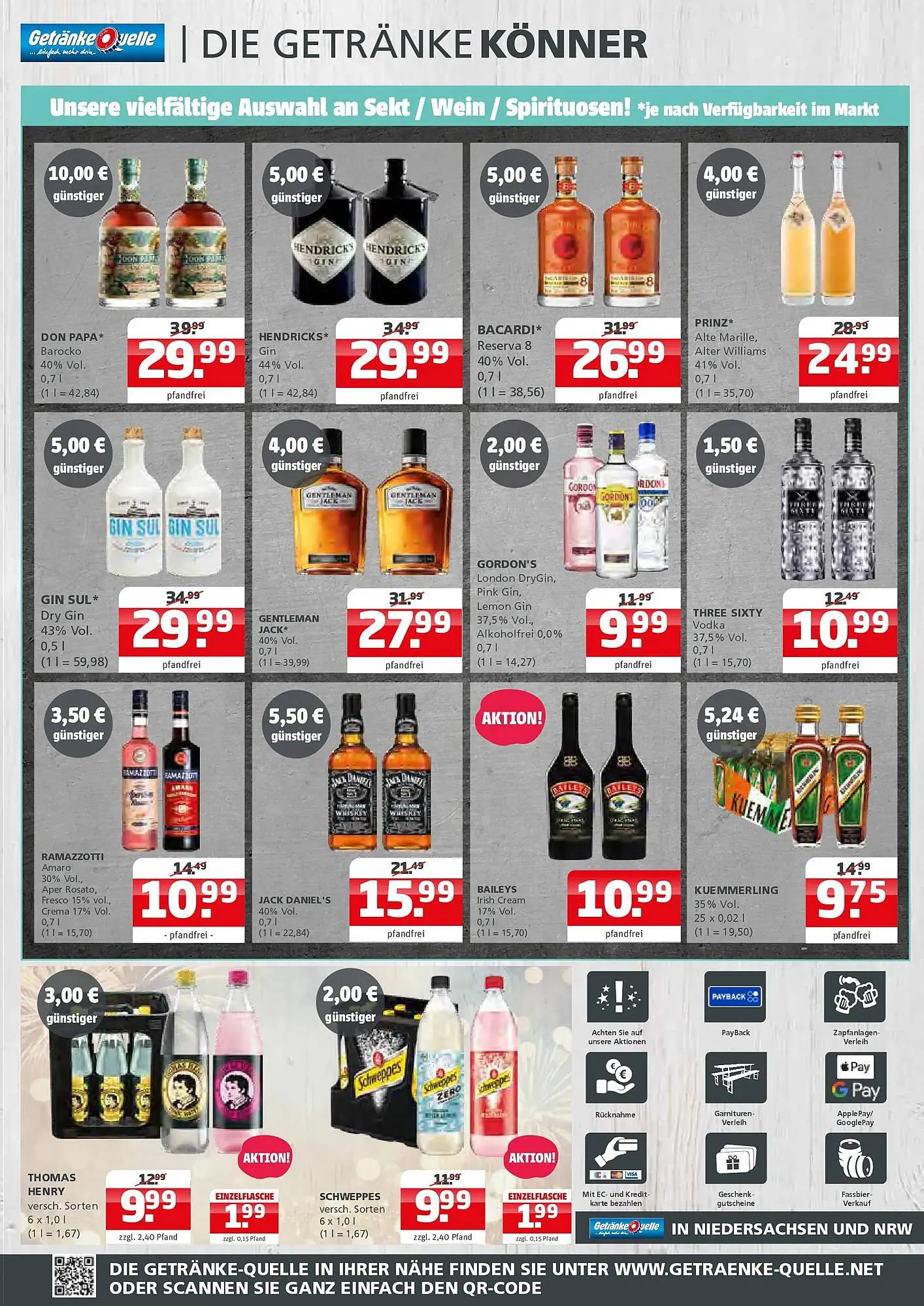 Getränke Quelle Prospekt von 14. Dezember bis 27. Dezember 2025 - Prospekt seite 6