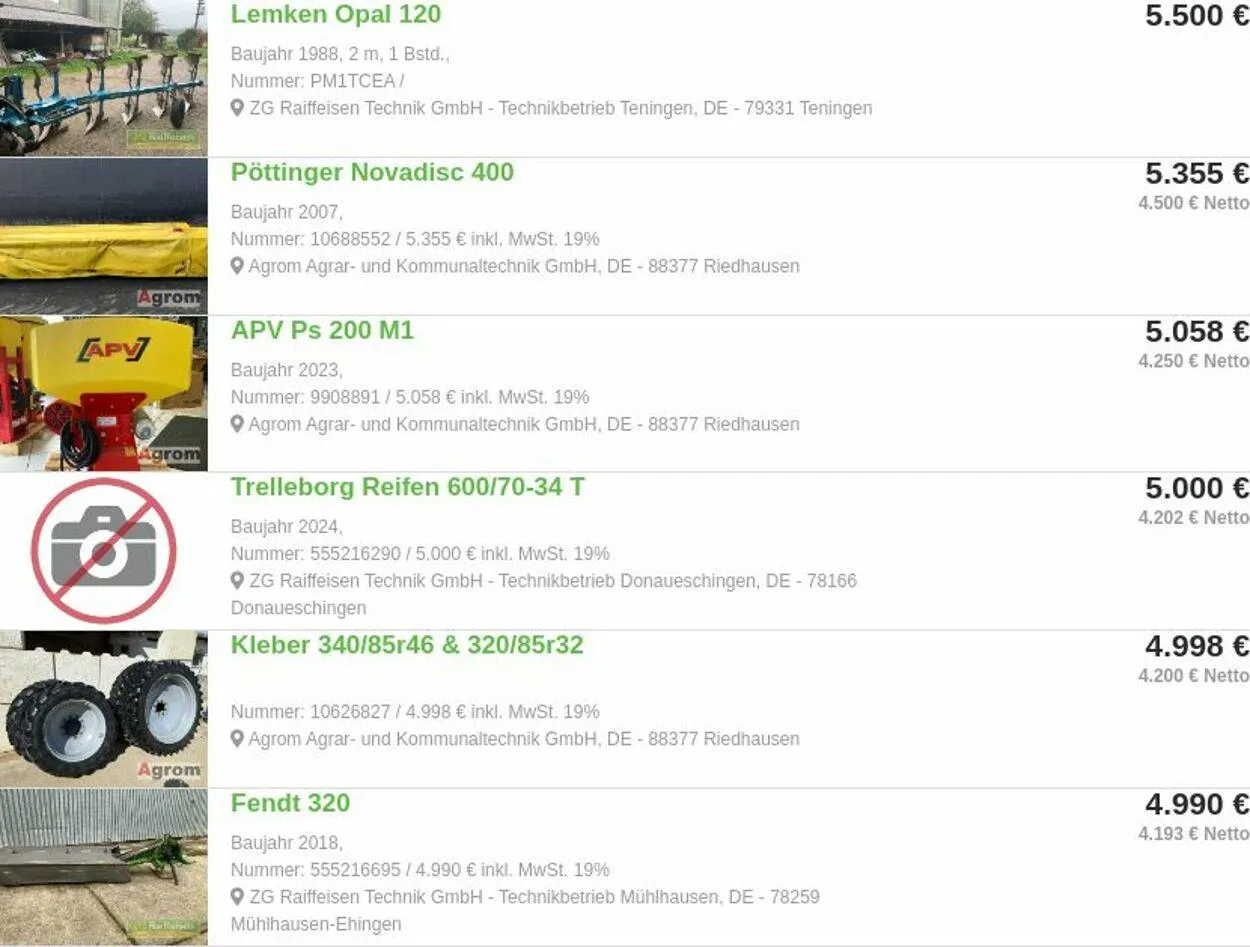 ZG Raiffeisen Aktueller Prospekt von 7. April bis 16. April 2025 - Prospekt seite 29