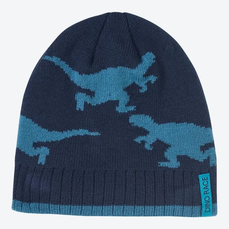 Kinder-Mütze mit Dinomotiv