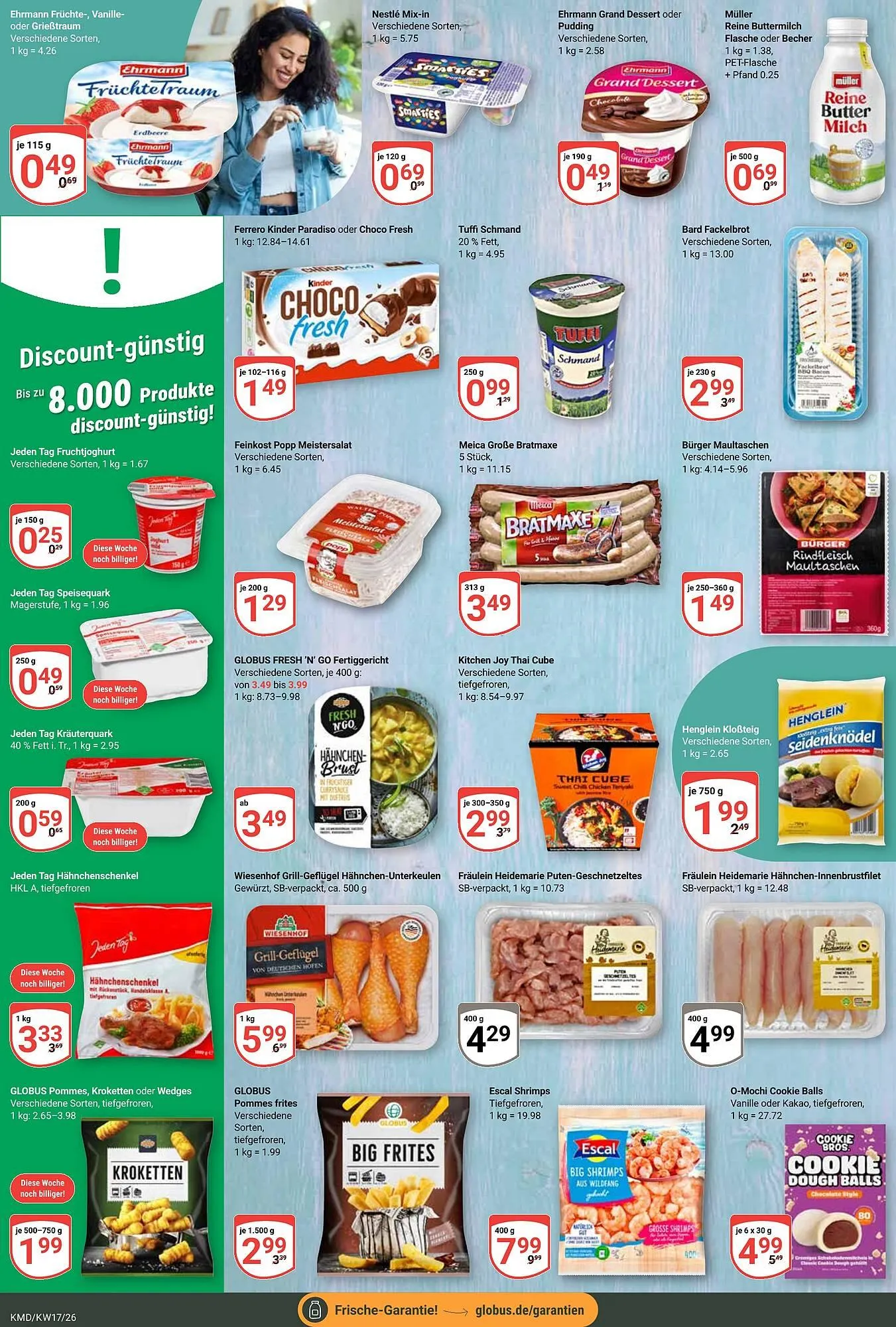 Globus Prospekt von 20. April bis 25. April 2026 - Prospekt seite 13