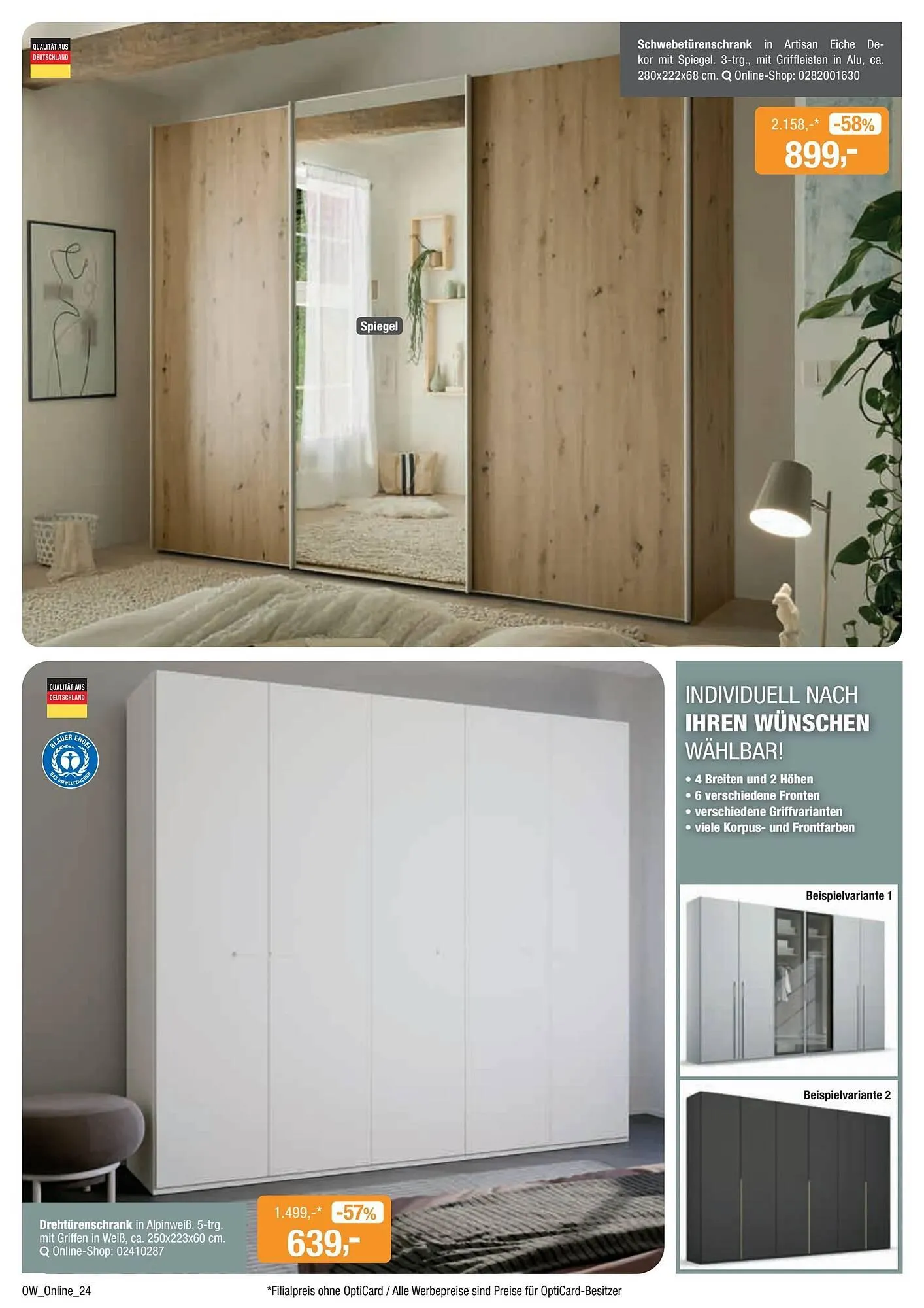 Opti Wohnwelt Prospekt von 9. Dezember bis 19. Dezember 2026 - Prospekt seite 24