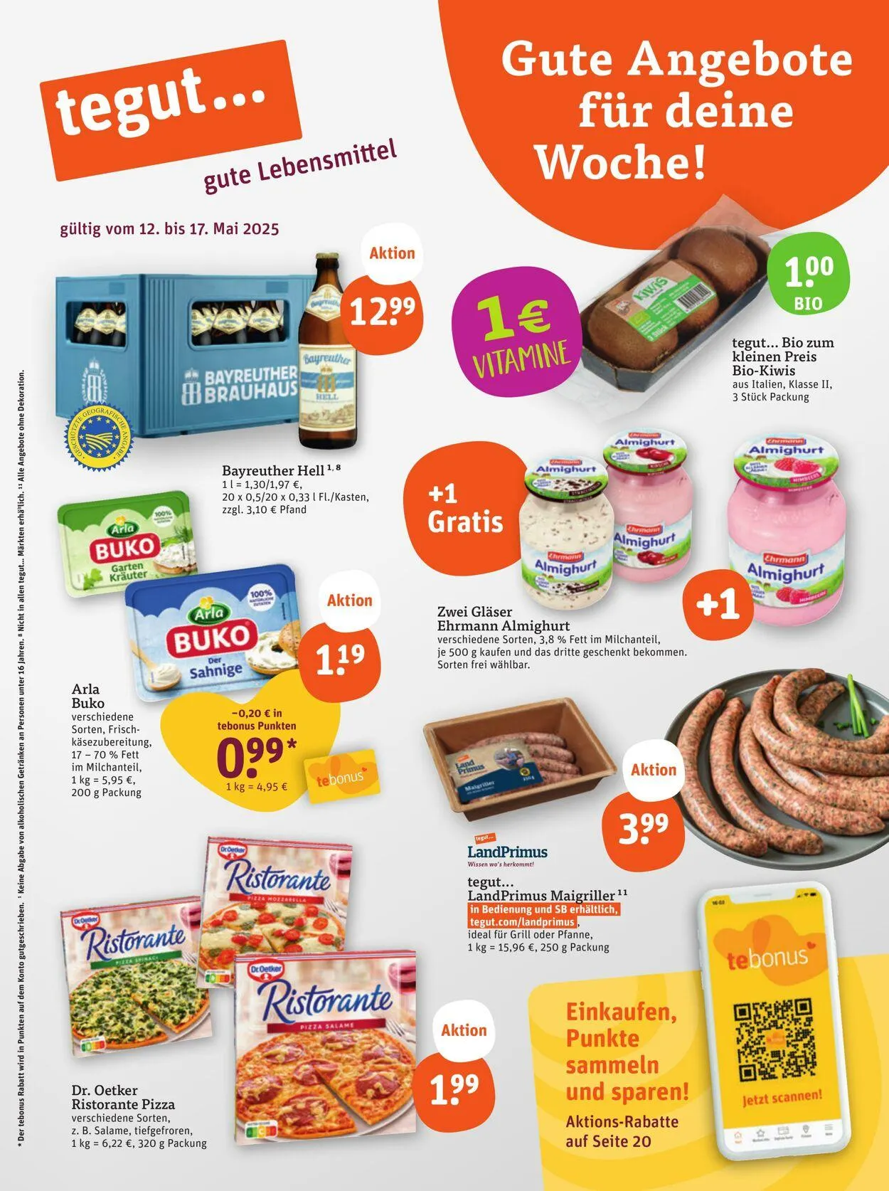 Tegut Aktueller Prospekt von 5. Mai bis 11. Mai 2025 - Prospekt seite 3