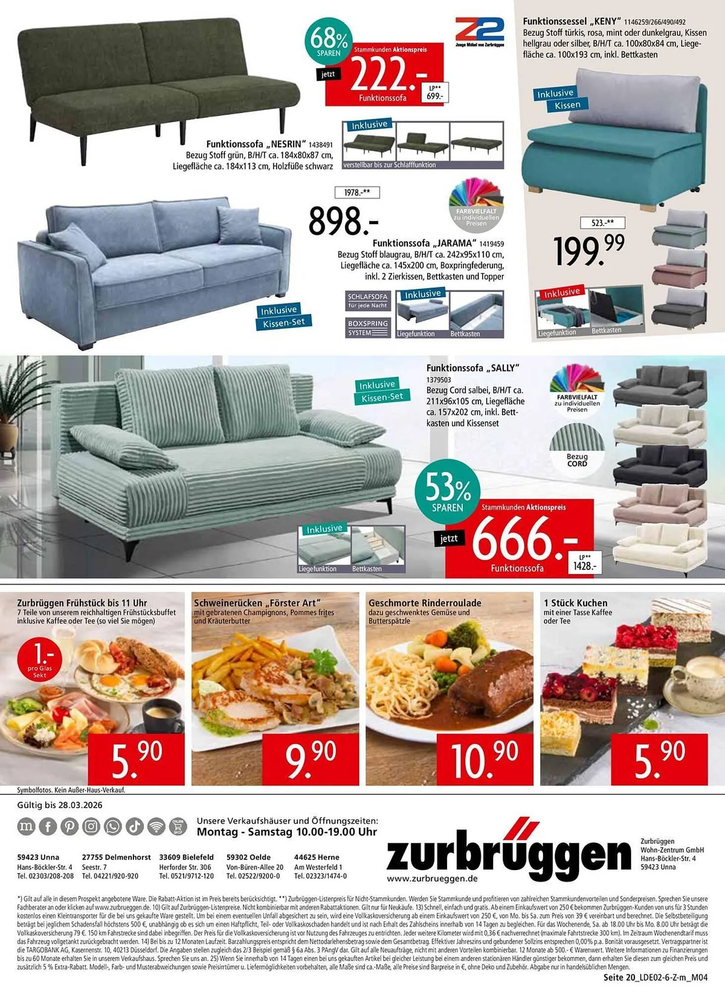 Zurbrüggen Prospekt von 28. Februar bis 6. März 2026 - Prospekt seite 50