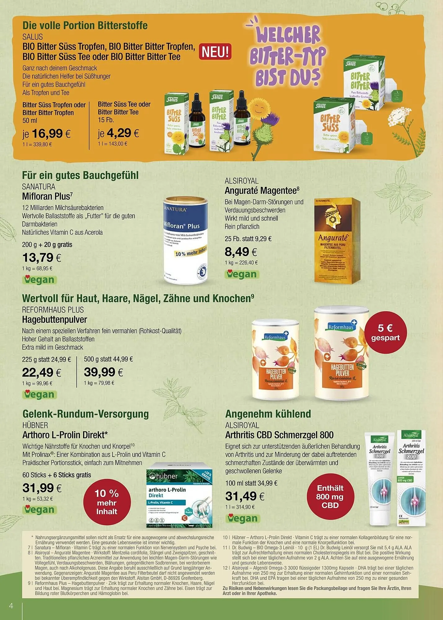 Vitalia Prospekt von 1. Oktober bis 31. Oktober 2025 - Prospekt seite 4