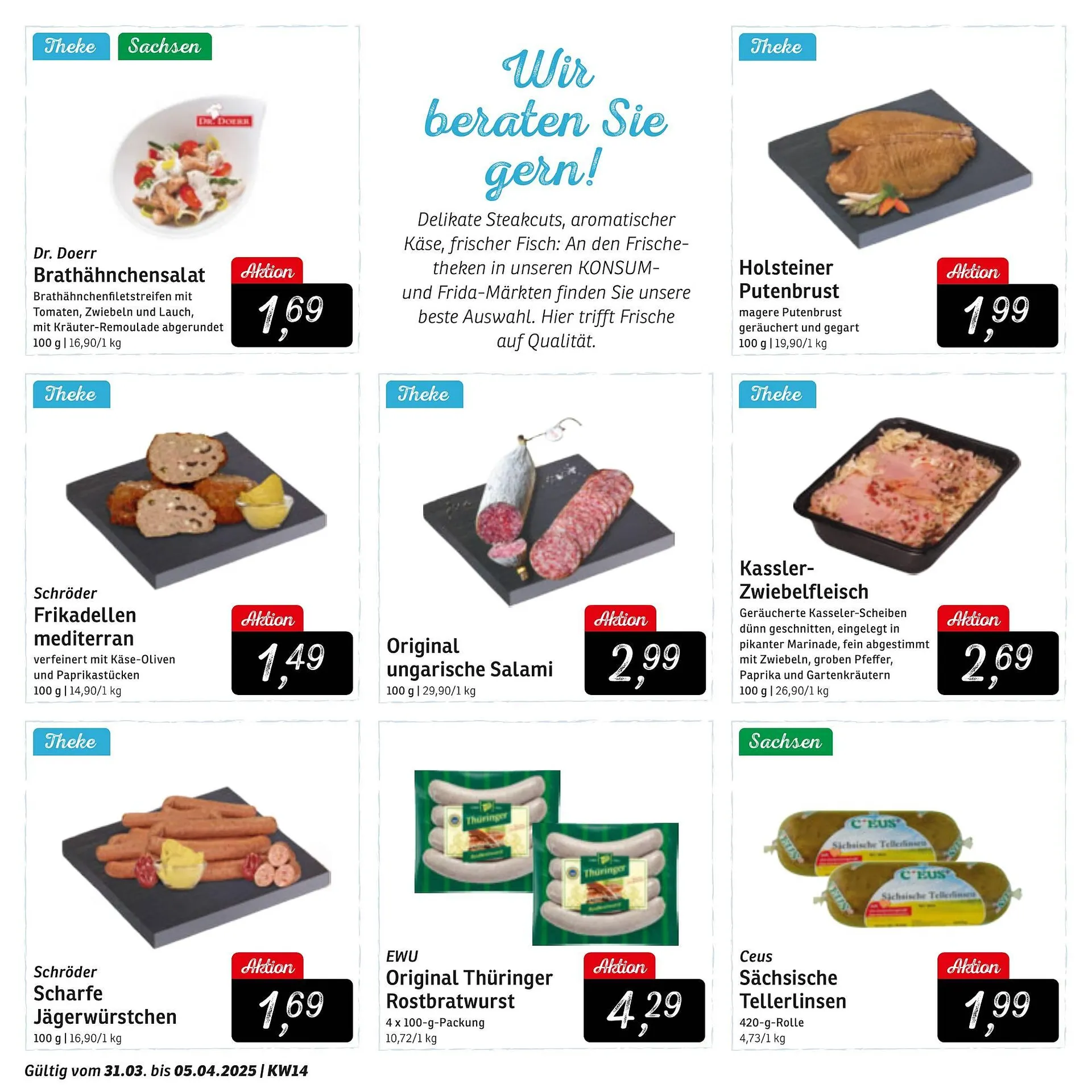 KONSUM Prospekt von 31. März bis 5. April 2025 - Prospekt seite 8