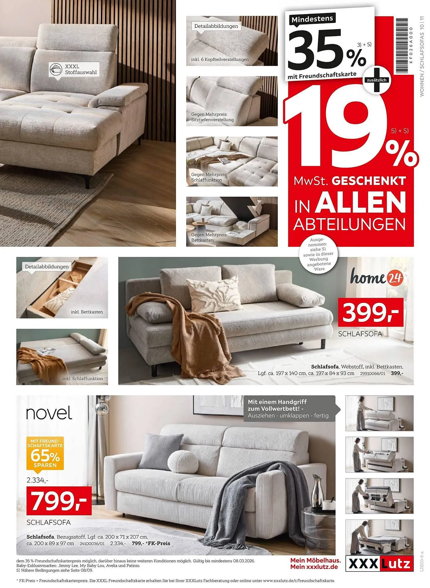 XXXLutz Prospekt von 23. Februar bis 1. März 2026 - Prospekt seite 11