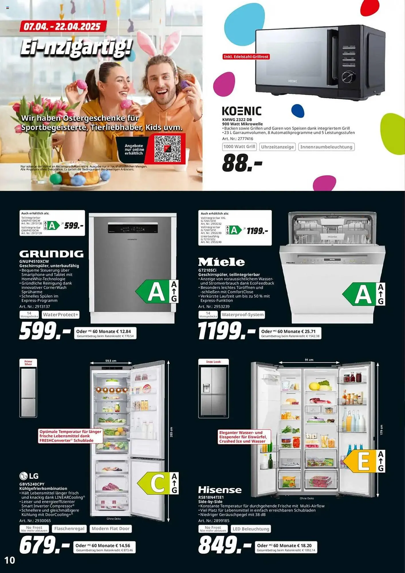 Saturn Prospekt von 7. April bis 22. April 2025 - Prospekt seite 10