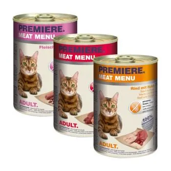 PREMIERE Meat Menu Adult Mixpaket 6x400g Mixpaket 1