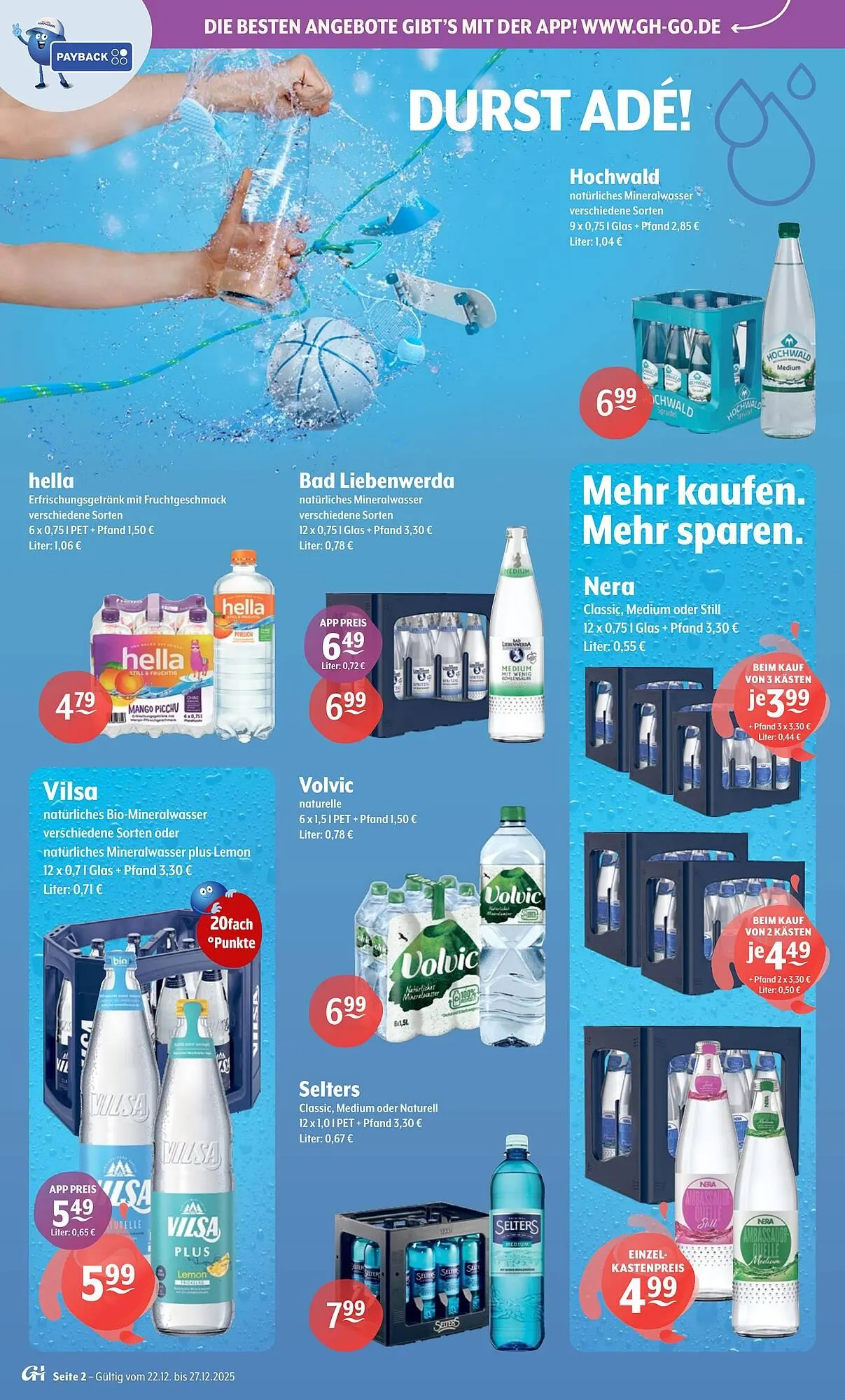 Getränke Hoffmann Prospekt von 22. Dezember bis 27. Dezember 2025 - Prospekt seite 2