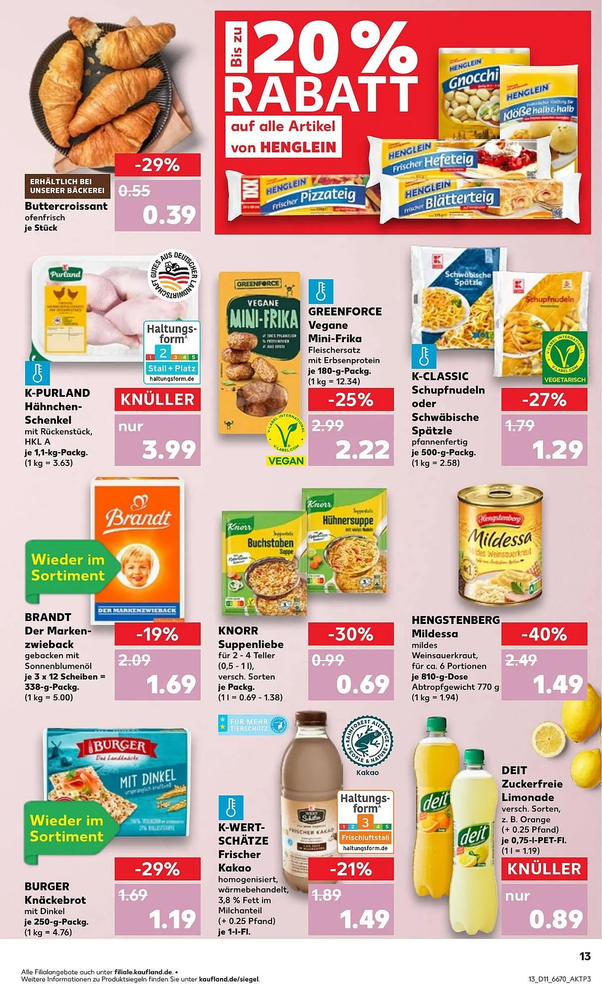 Kaufland Prospekt von 13. März bis 19. März 2025 - Prospekt seite 13