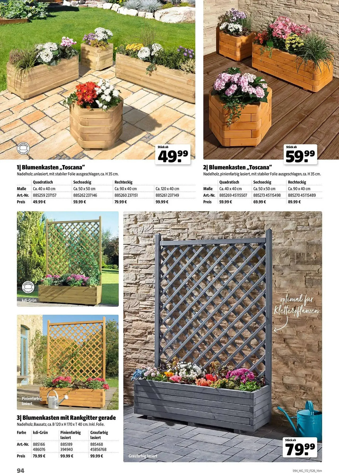 Hagebau Prospekt von 2. März bis 31. Dezember 2026 - Prospekt seite 94